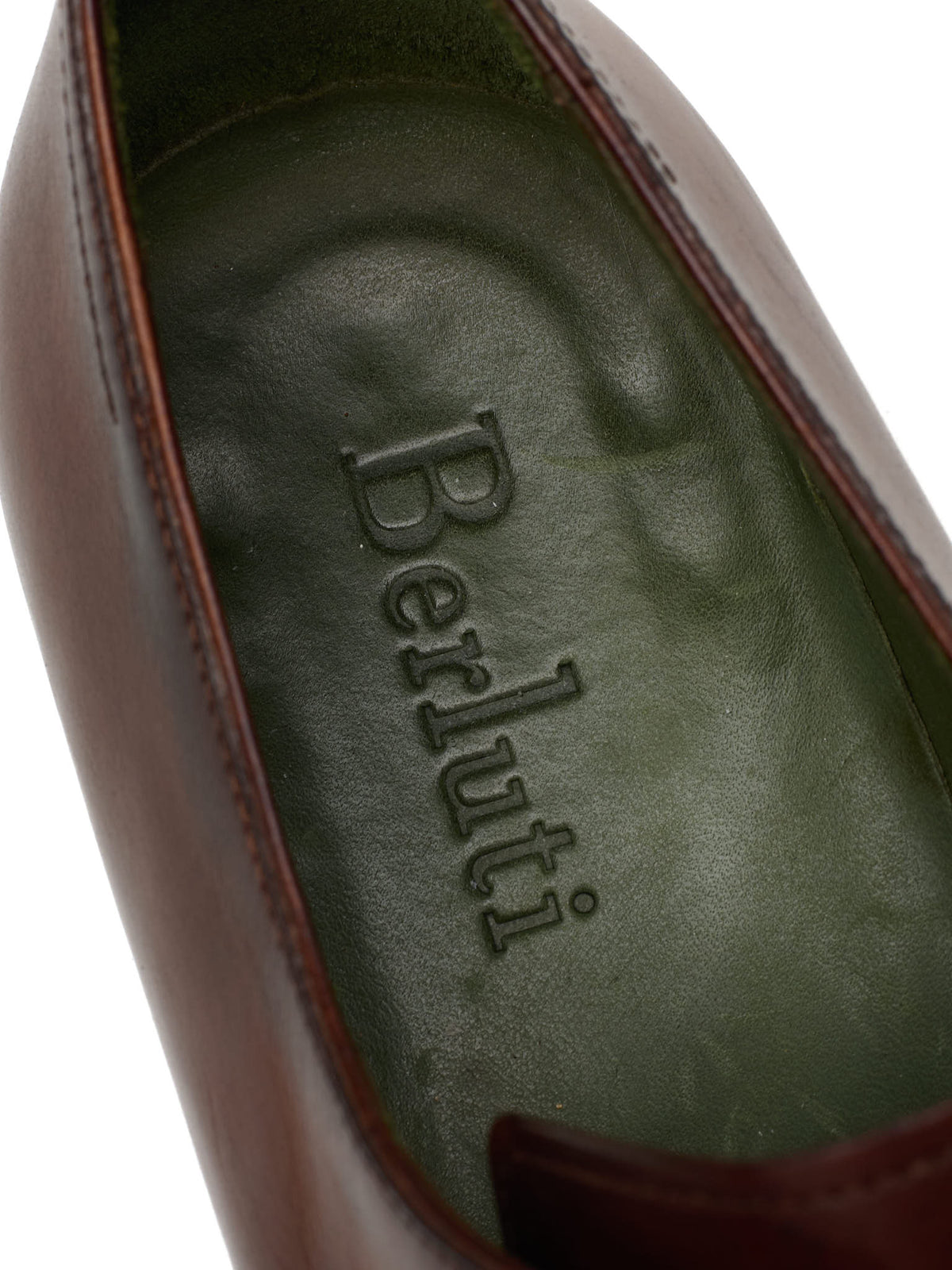 BERLUTI Andy Derby Dark Brown Leather Derby Shoes