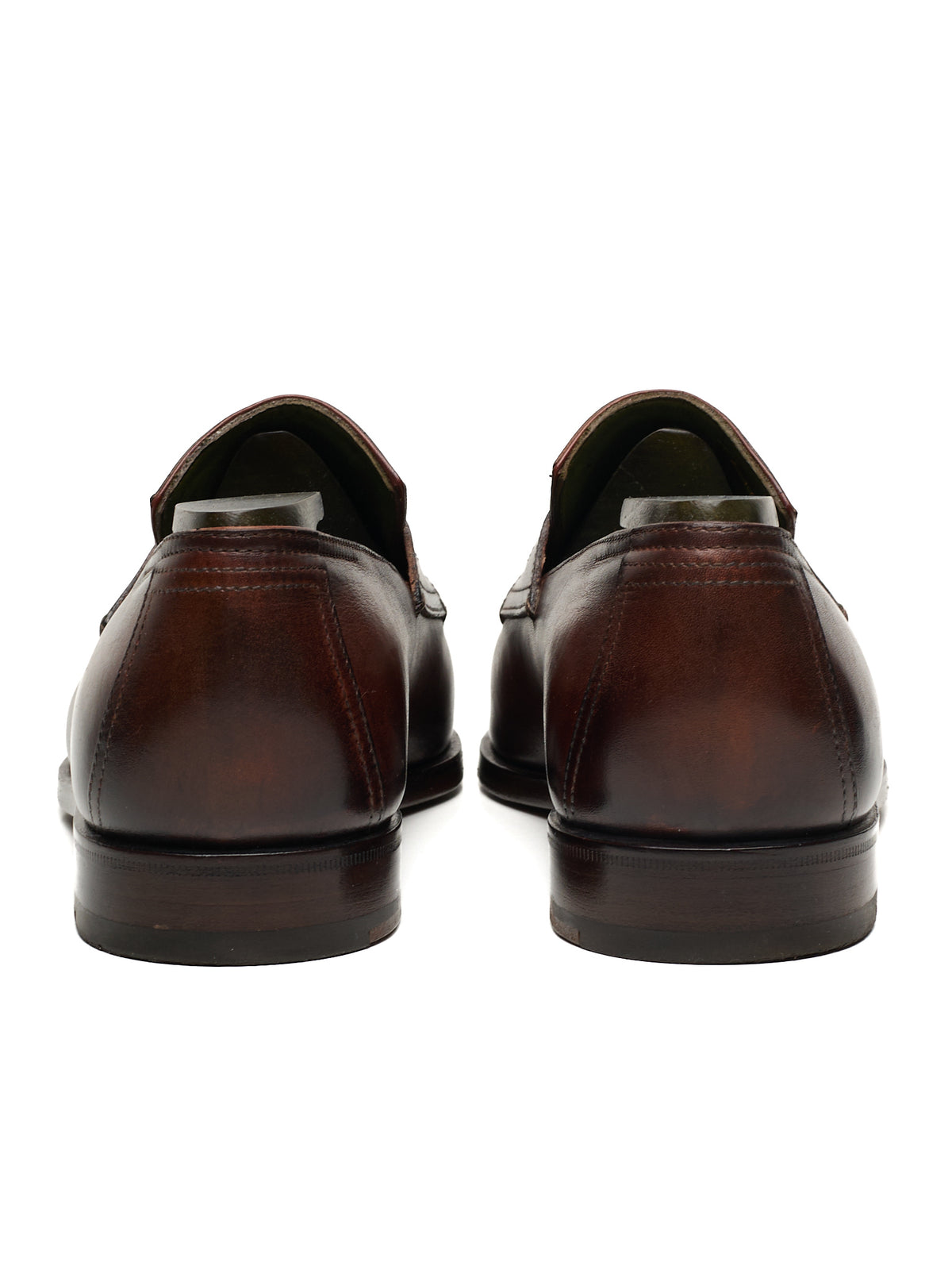 BERLUTI Andy Demesure Brown Leather Loafers