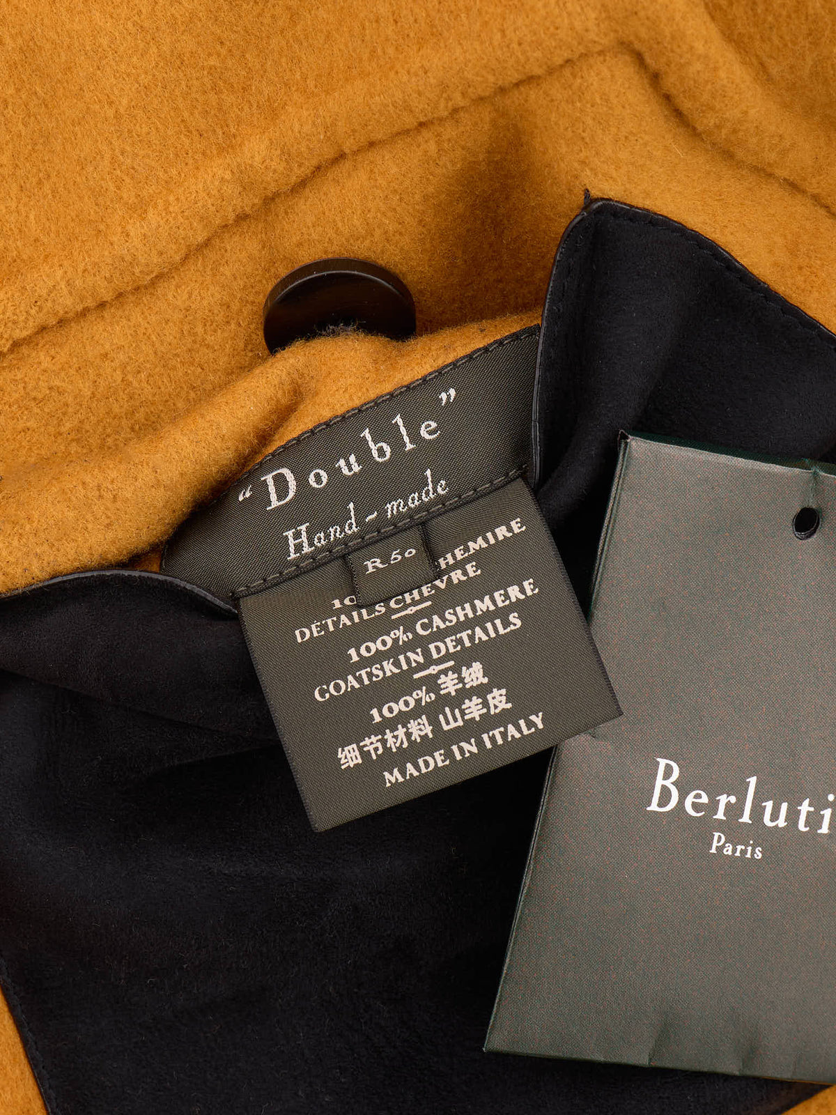 BERLUTI Paris Hand-Made Double Face Pure Cashmere Forestiere style Jacket
