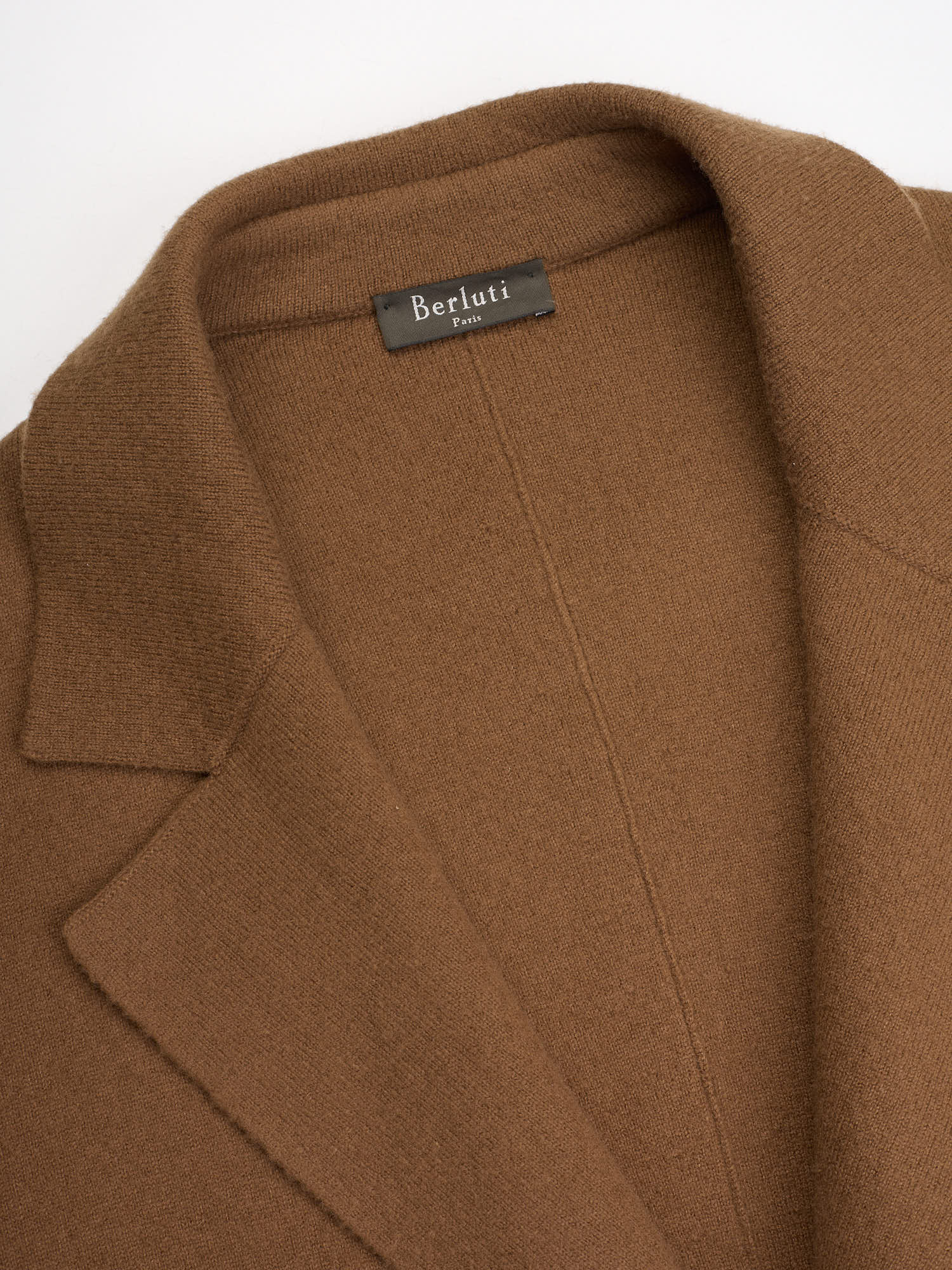 BERLUTI Paris Brown Cashmere Wool Knit Cardigan Size M 2017 Haider Ackermann