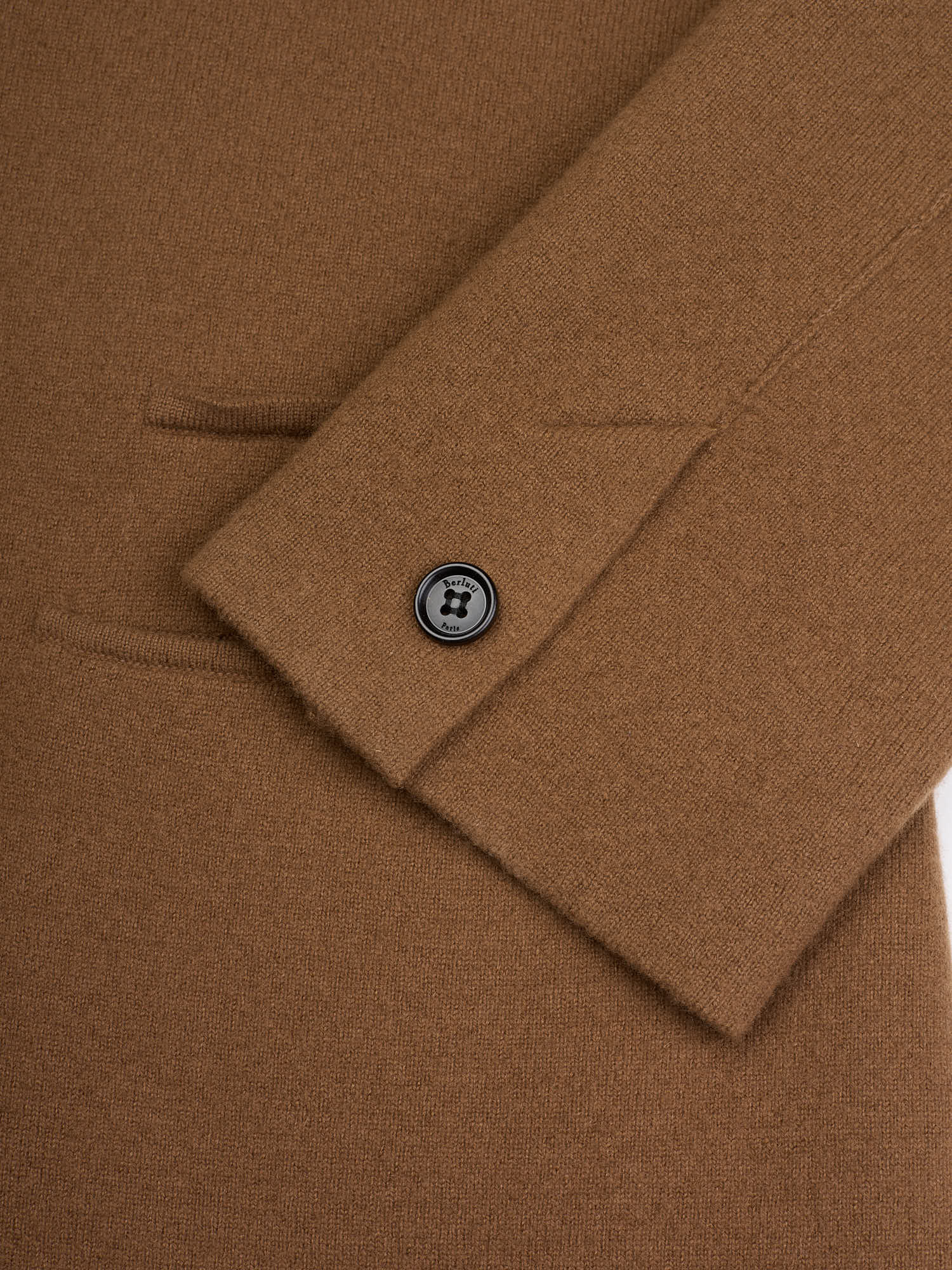 BERLUTI Paris Brown Cashmere Wool Knit Cardigan Size M 2017 Haider Ackermann