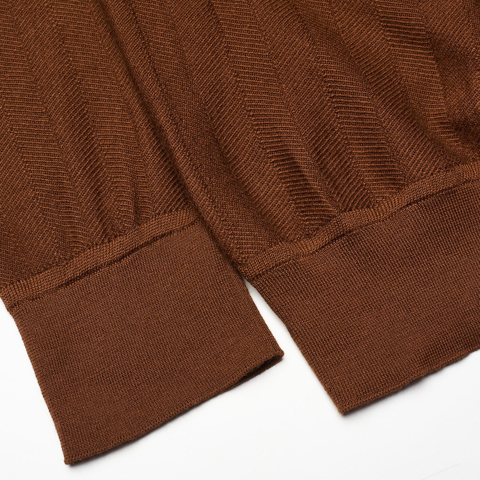 BERLUTI Paris Brown Herringbone Cashmere-Silk Knit Cardigan Sweater R50 NEW US M BERLUTI