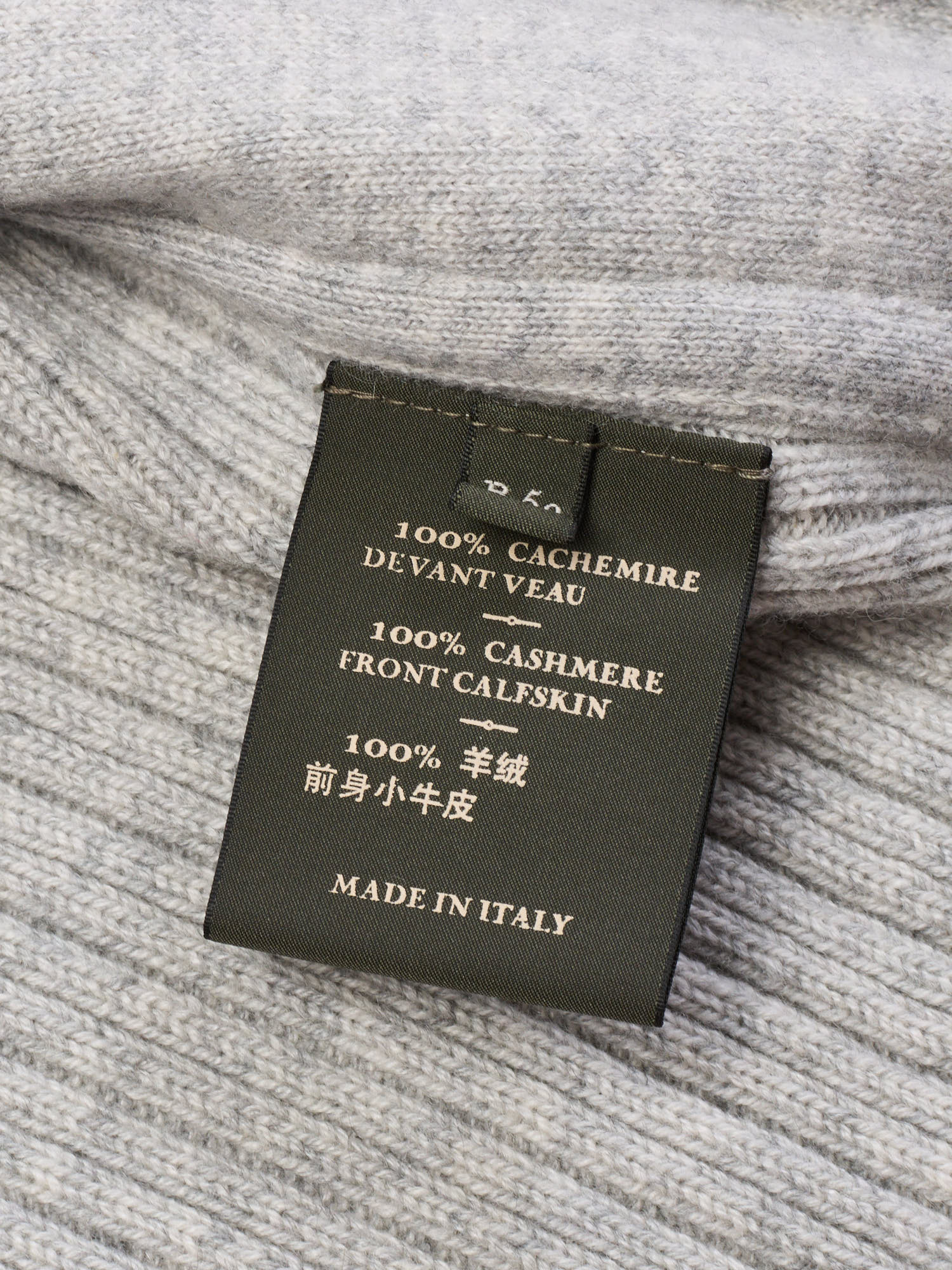 BERLUTI Paris Gray Cashmere - Suede Button Up Knit Cardigan Jacket