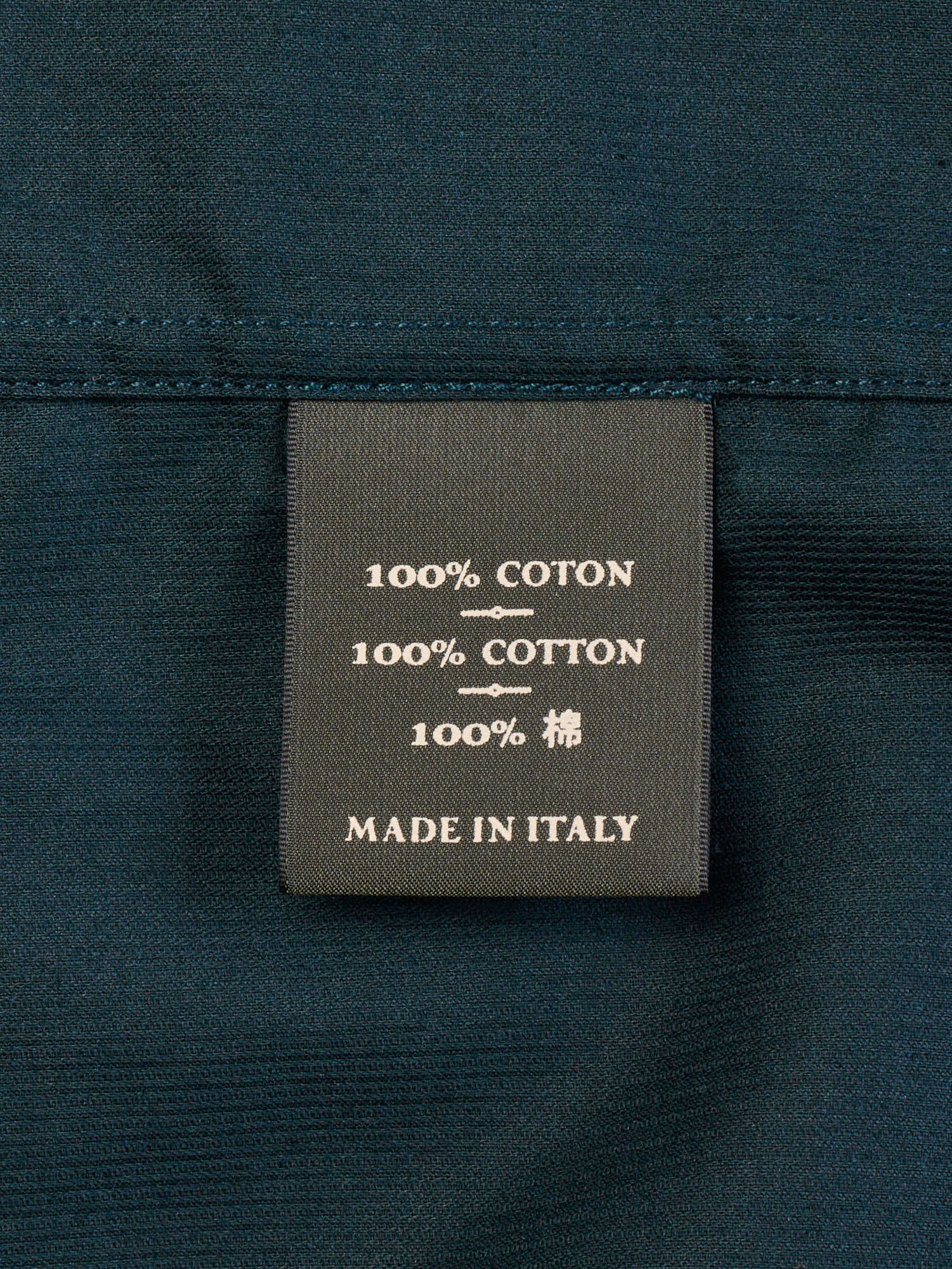 BERLUTI Paris Dark Teal Corduroy Cotton Casual Shirt