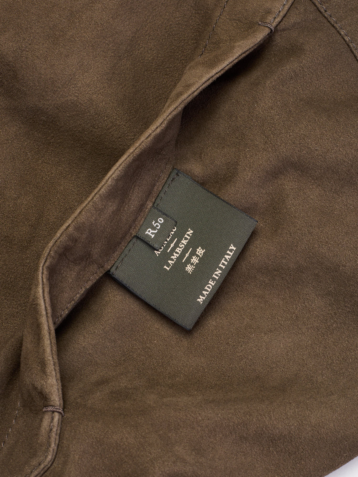 BERLUTI Packable Khaki Nubuck Lambskin Leather Hooded Jacket