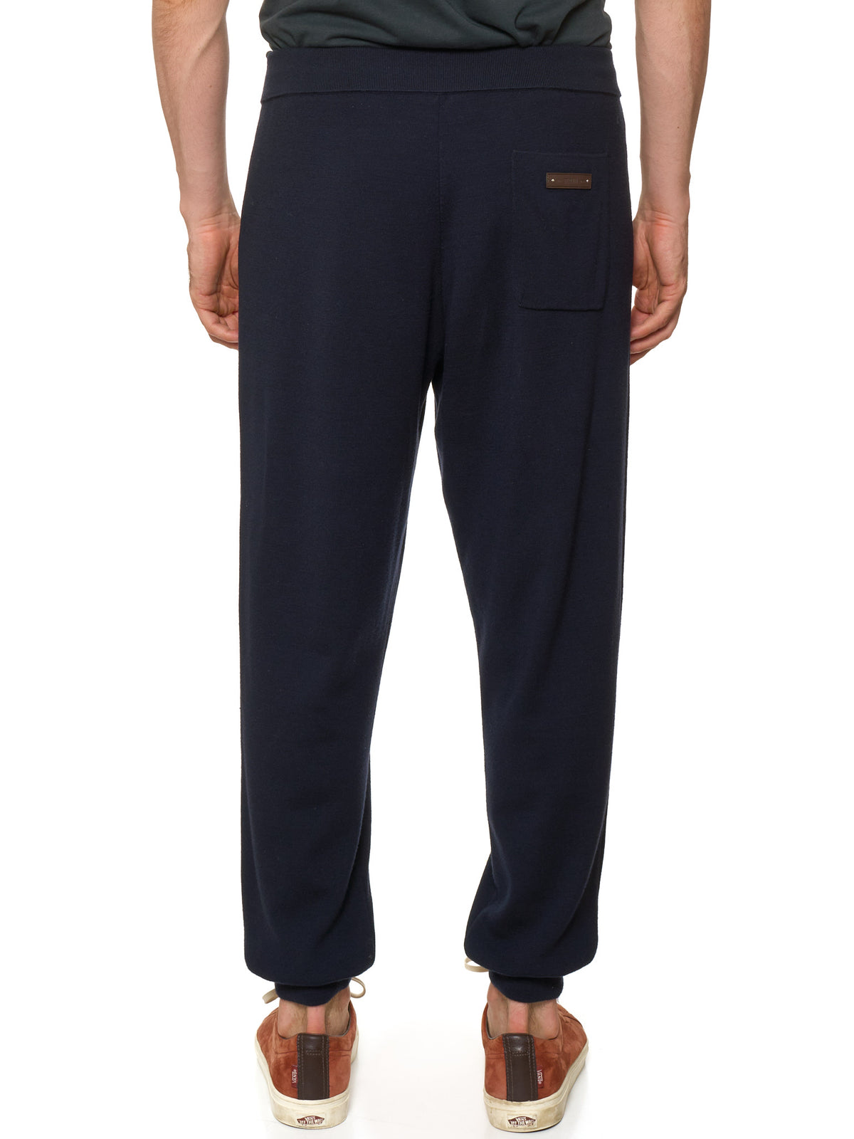 BERLUTI Paris Navy Blue Wool Sweatpants XL