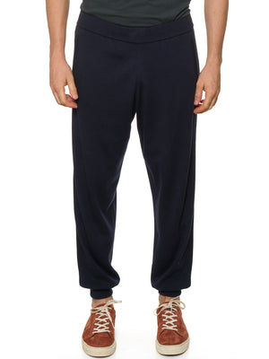 BERLUTI Paris Navy Blue Wool Sweatpants XL