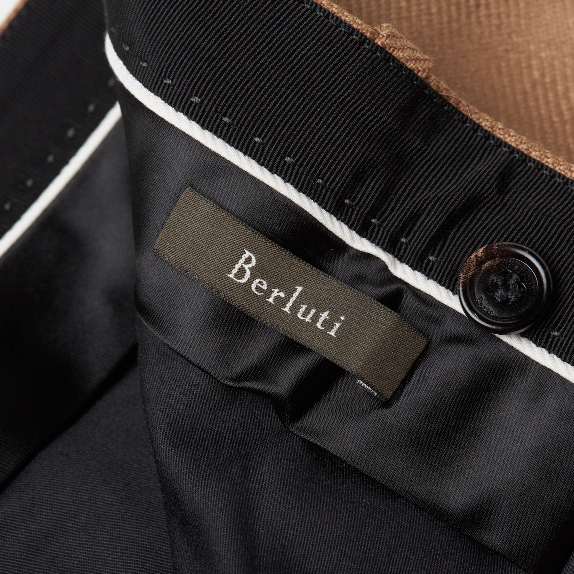 BERLUTI Paris Tan Wool Blend Slim Fit Chino Pants EU 50 NEW US 34 BERLUTI