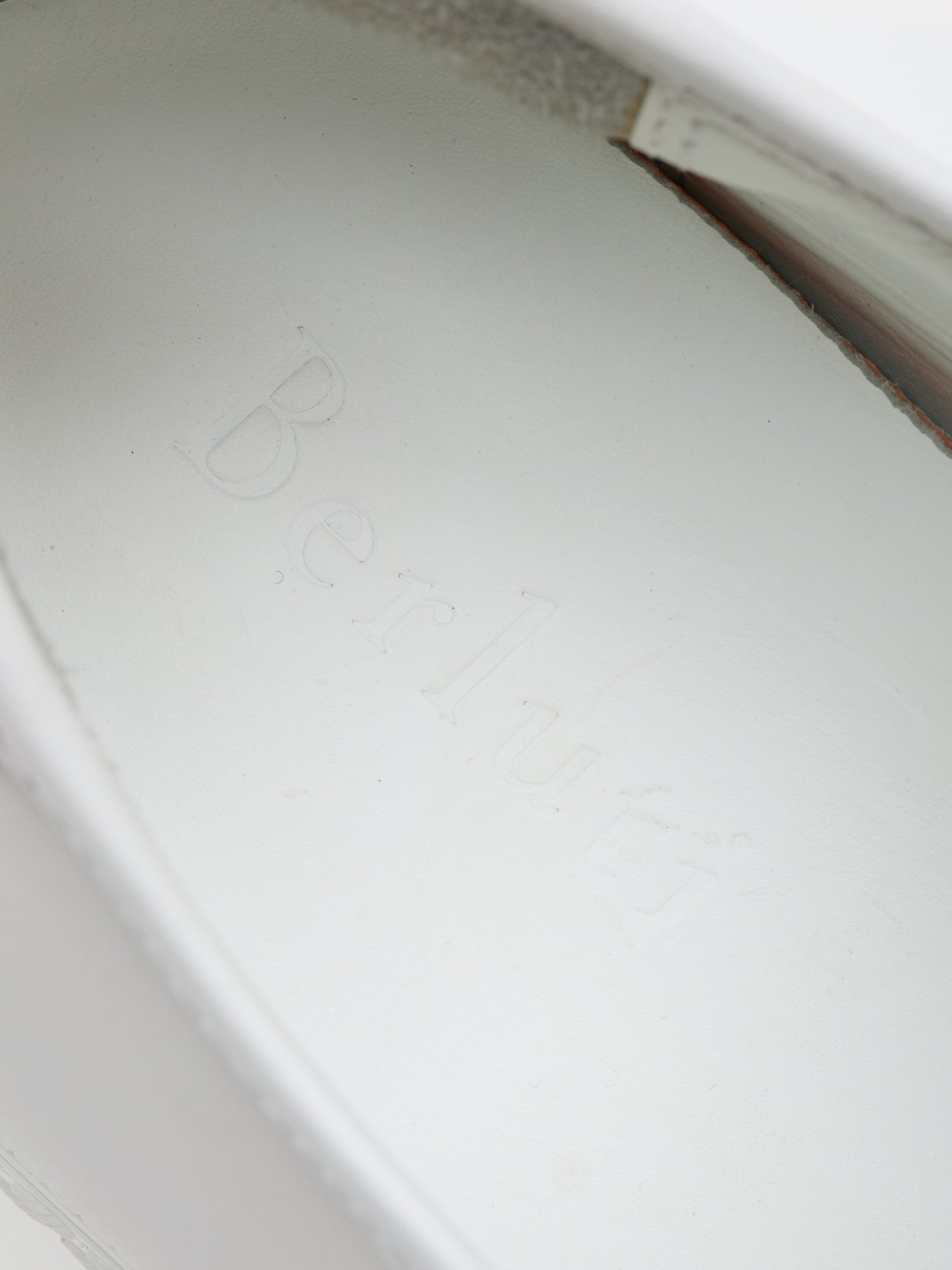 BERLUTI "Playfield" White Leather Low-Top Sneaker Shoes