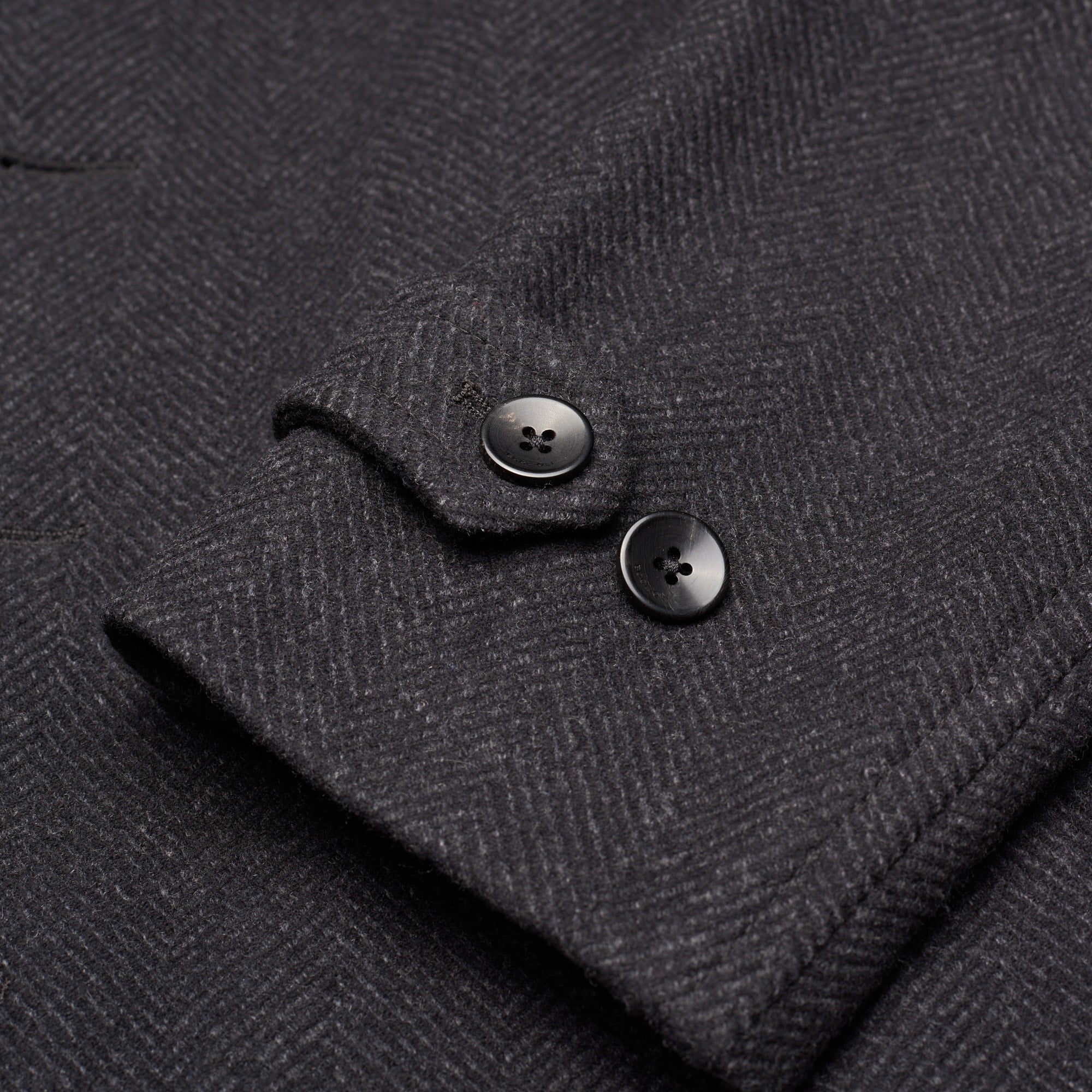 BOGLIOLI Milano Gray Herringbone Virgin Wool-Cashmere Flannel Unlined Coat NEW BOGLIOLI