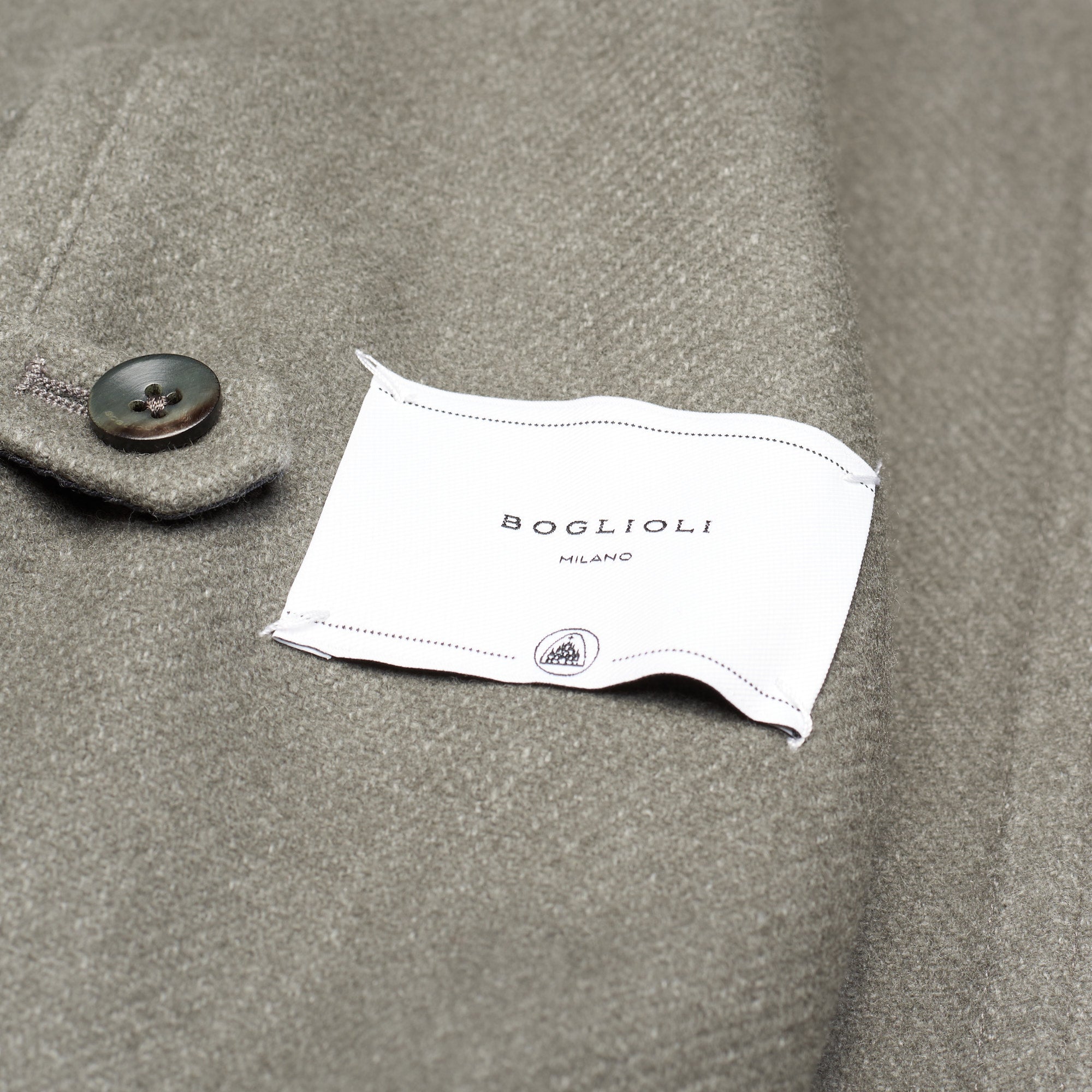 BOGLIOLI Milano Gray Virgin Wool Blend Flannel Unlined Coat EU 48 NEW US 38 BOGLIOLI