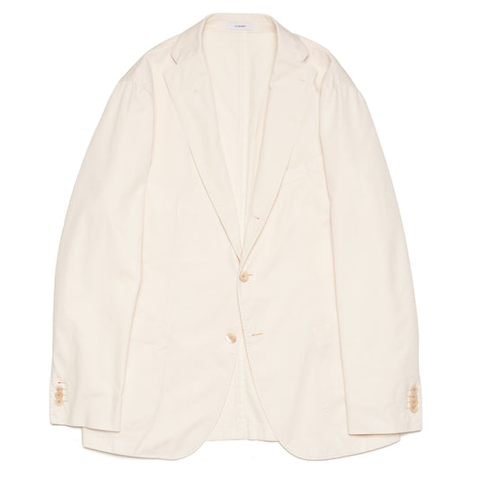 BOGLIOLI Milano "K.Jacket" Off-White Cotton Unlined Jacket EU 50 NEW US 40