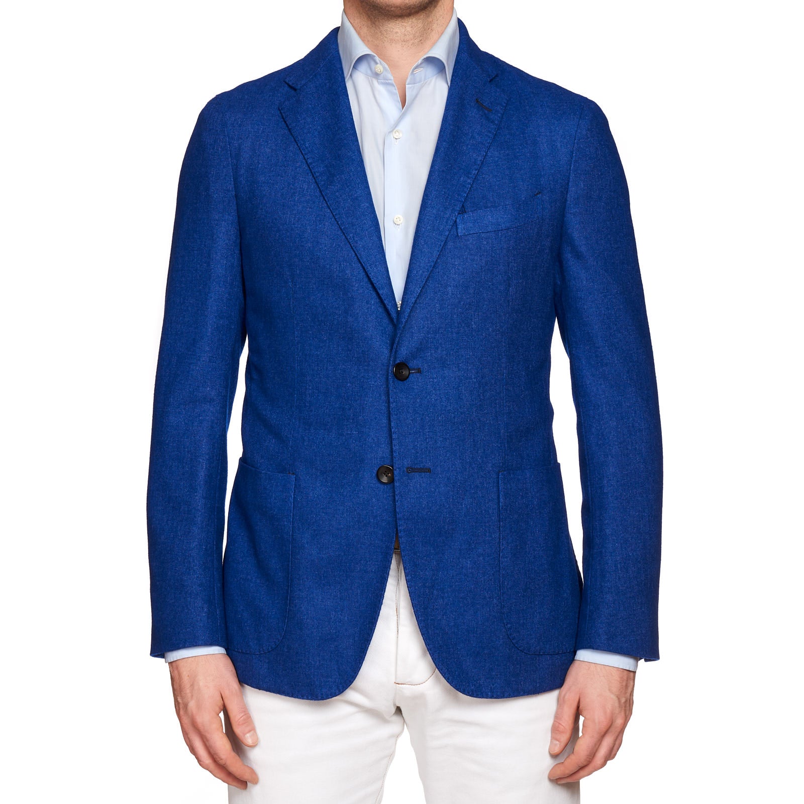 BOGLIOLI Milano "76" Royal Blue Wool Blend Unlined Jacket EU 48 NEW US 38 BOGLIOLI