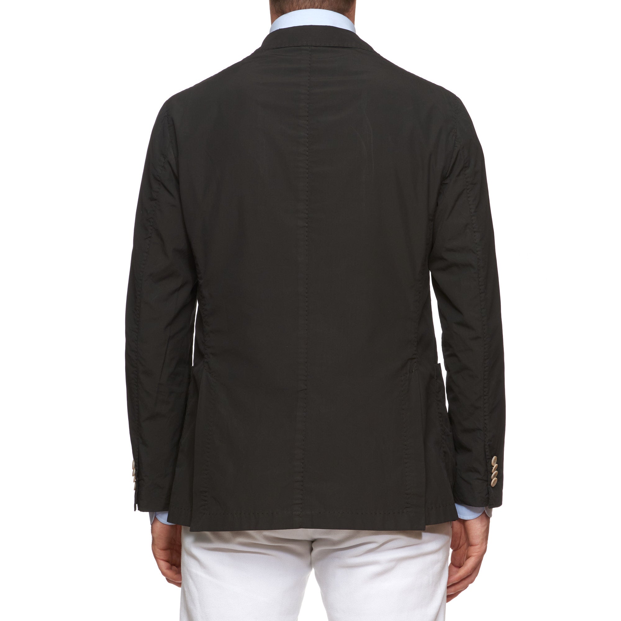 BOGLIOLI Milano "K.Jacket" Black Garment Dyed Cotton Unlined Jacket NEW BOGLIOLI