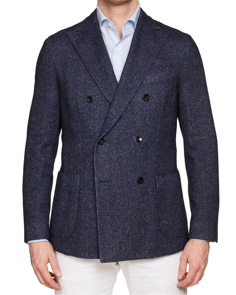 <極美品>BOGLIOLI 新ロゴ ブルー ウール ダブルジャケット サイズ50 BOGLIOLI_K.Jacket_BlueWool-