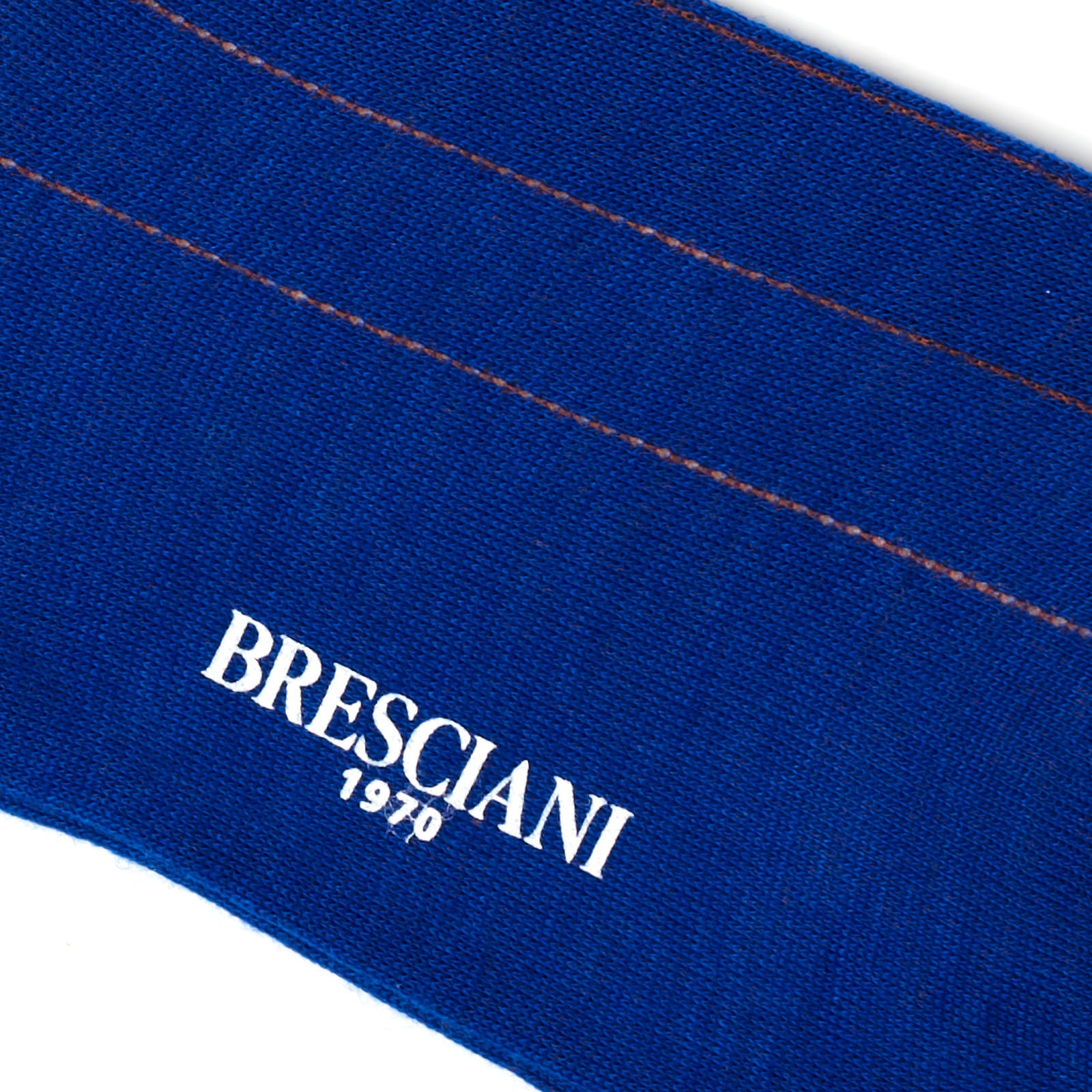 BRESCIANI Wool Pencil Striped Mid Calf Length Socks M-L BRESCIANI
