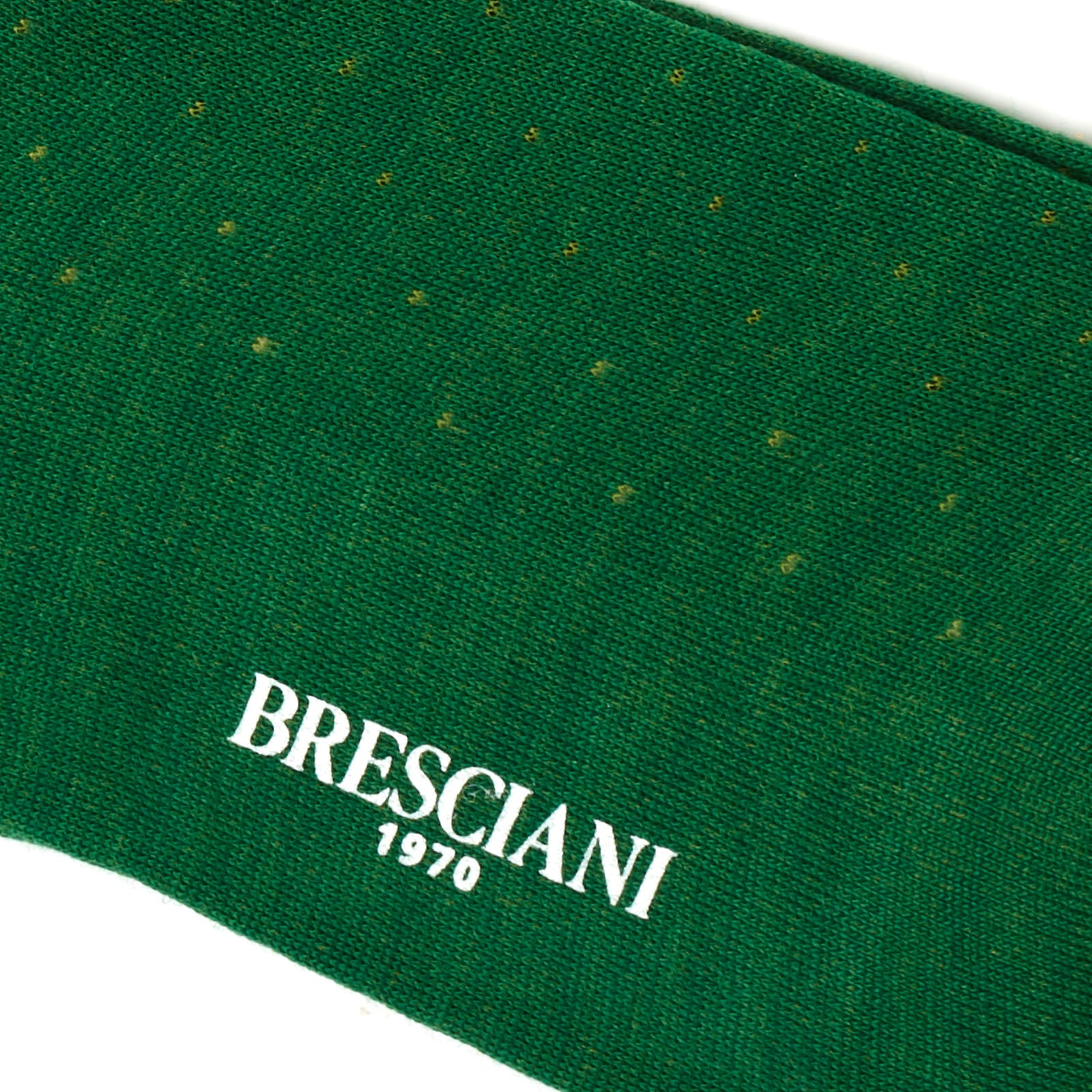 BRESCIANI Wool Polka Dot Design Mid Calf Length Socks M-L BRESCIANI