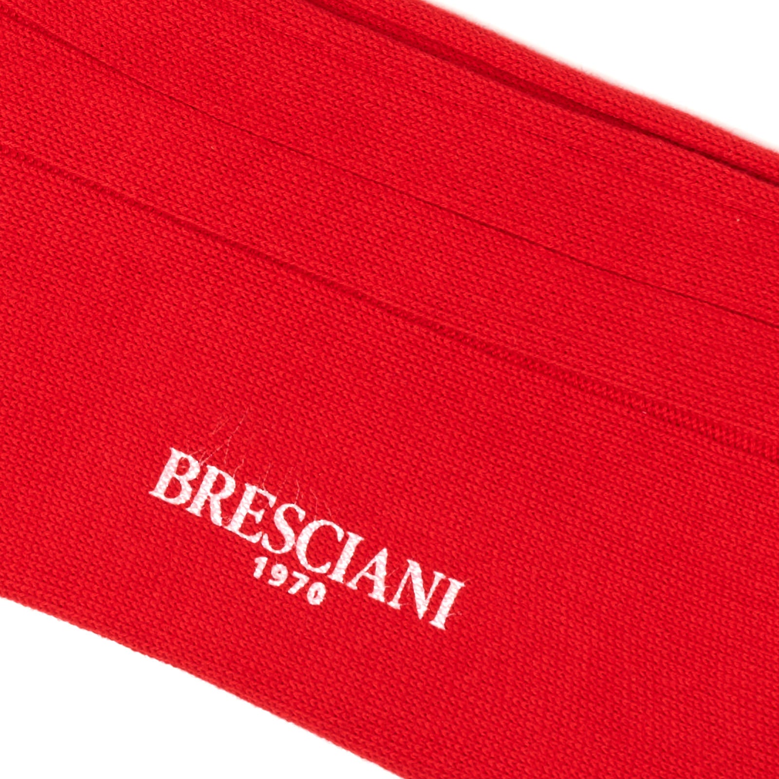 BRESCIANI Cotton Striped Design Mid Calf Length Socks US M-L BRESCIANI