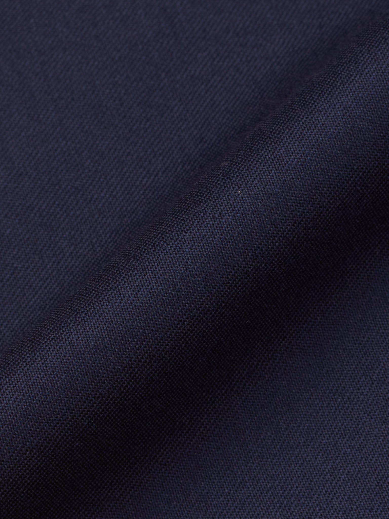 BRIONI Navy Blue Wool-Cashmere Drawstring Elastic Waist Pants NEW