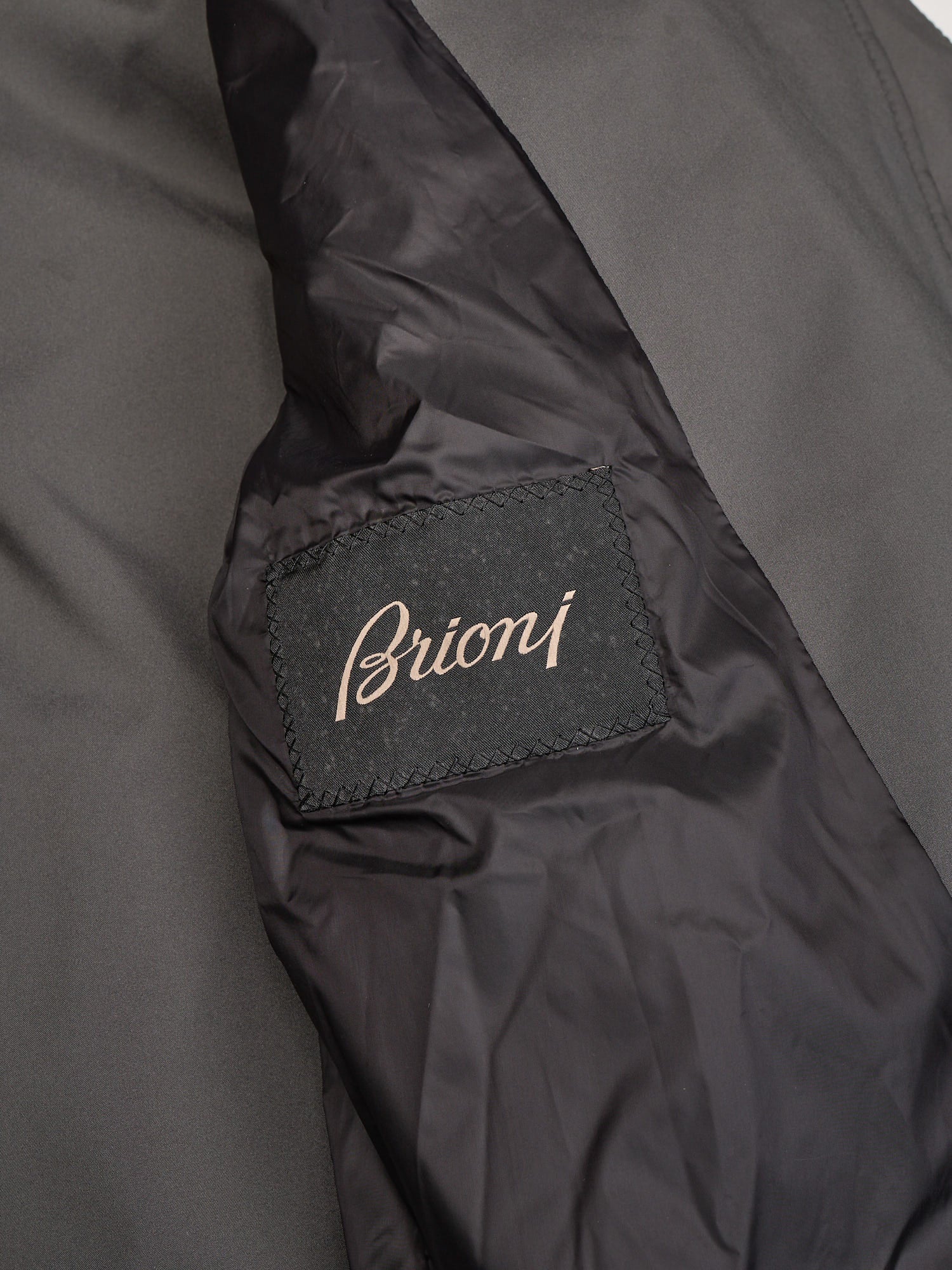 BRIONI Performa Gray Puffer Down Jacket US M Defect