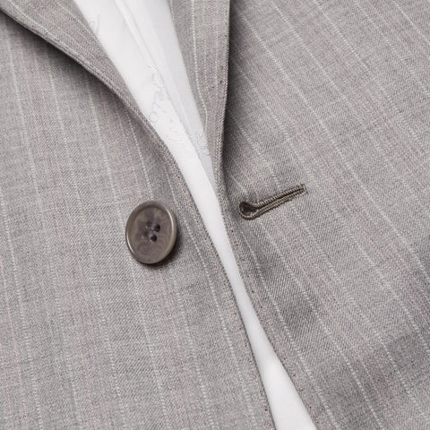 BRIONI CHIGI Handmade Gray Wool Luxury Business Suit EU 62 NEW US 52 –  SARTORIALE