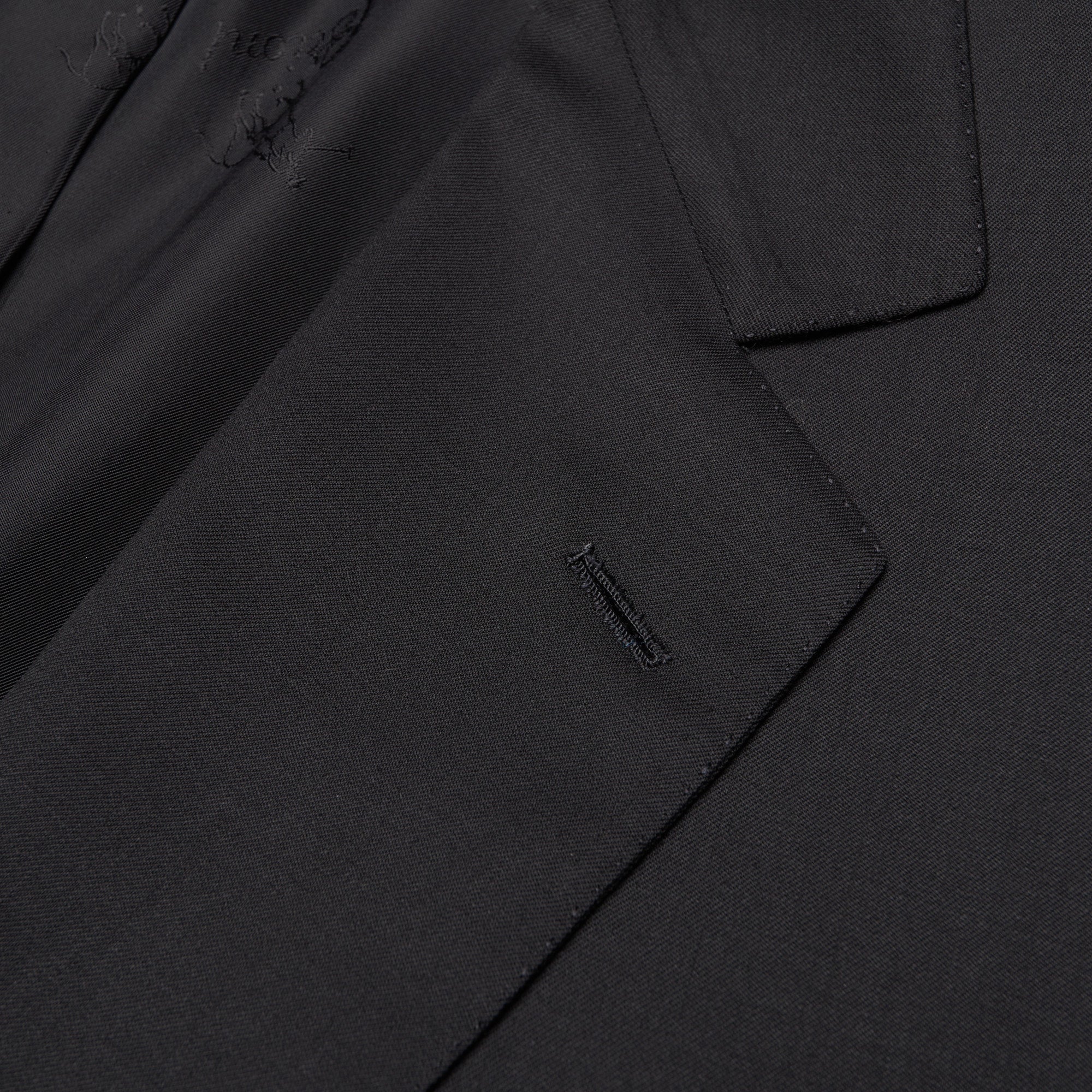 BRIONI "COLONNA" Handmade Black Wool Blazer Suit EU 50 L NEW US 40 Long Fit BRIONI