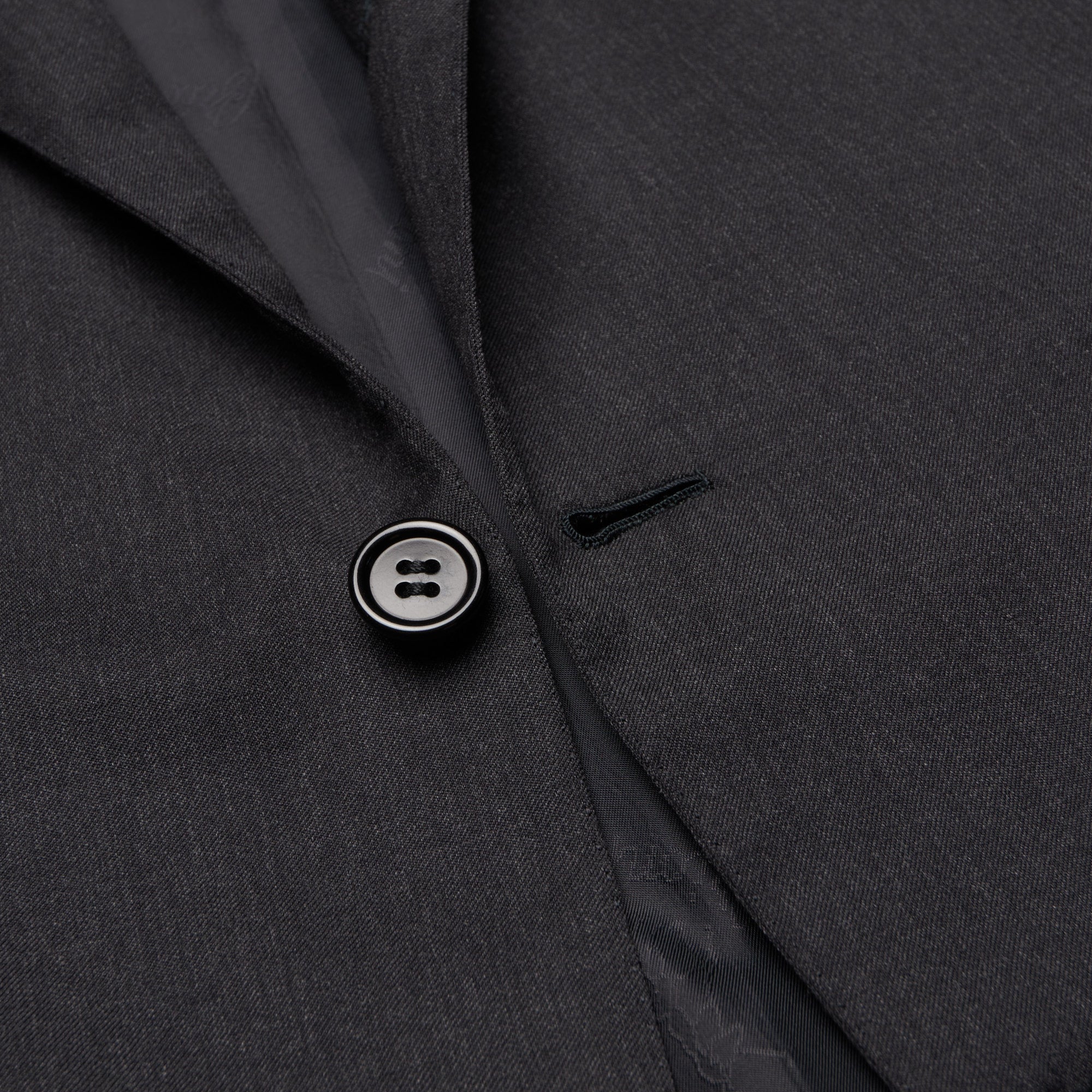 BRIONI "PARLAMENTO" Charcoal Gray Wool Super 150' Business Suit EU 54 NEW US 44