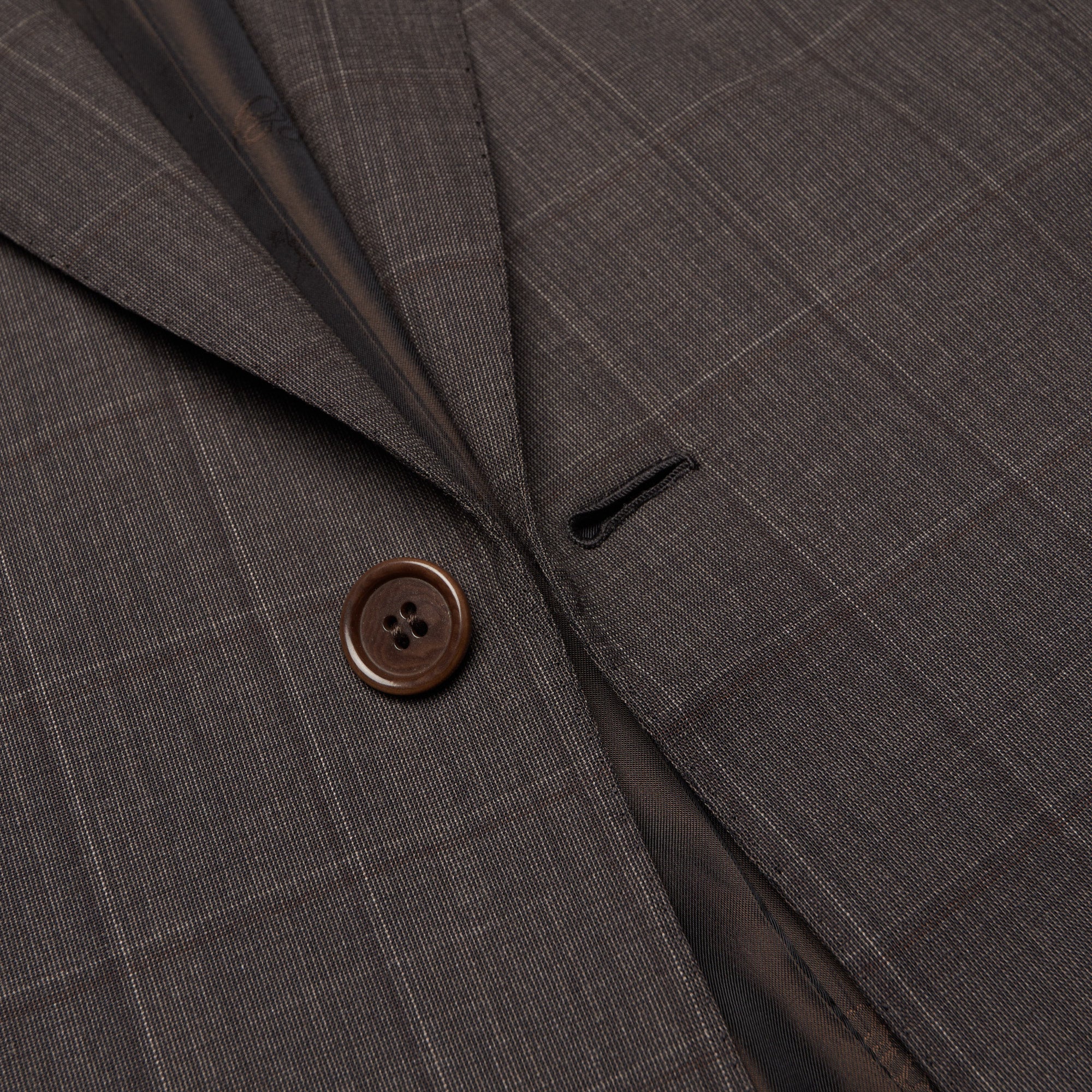 BRIONI "SECOLO" Handmade Gray Plaid Wool Super 150' Suit EU 52 NEW US 42 BRIONI