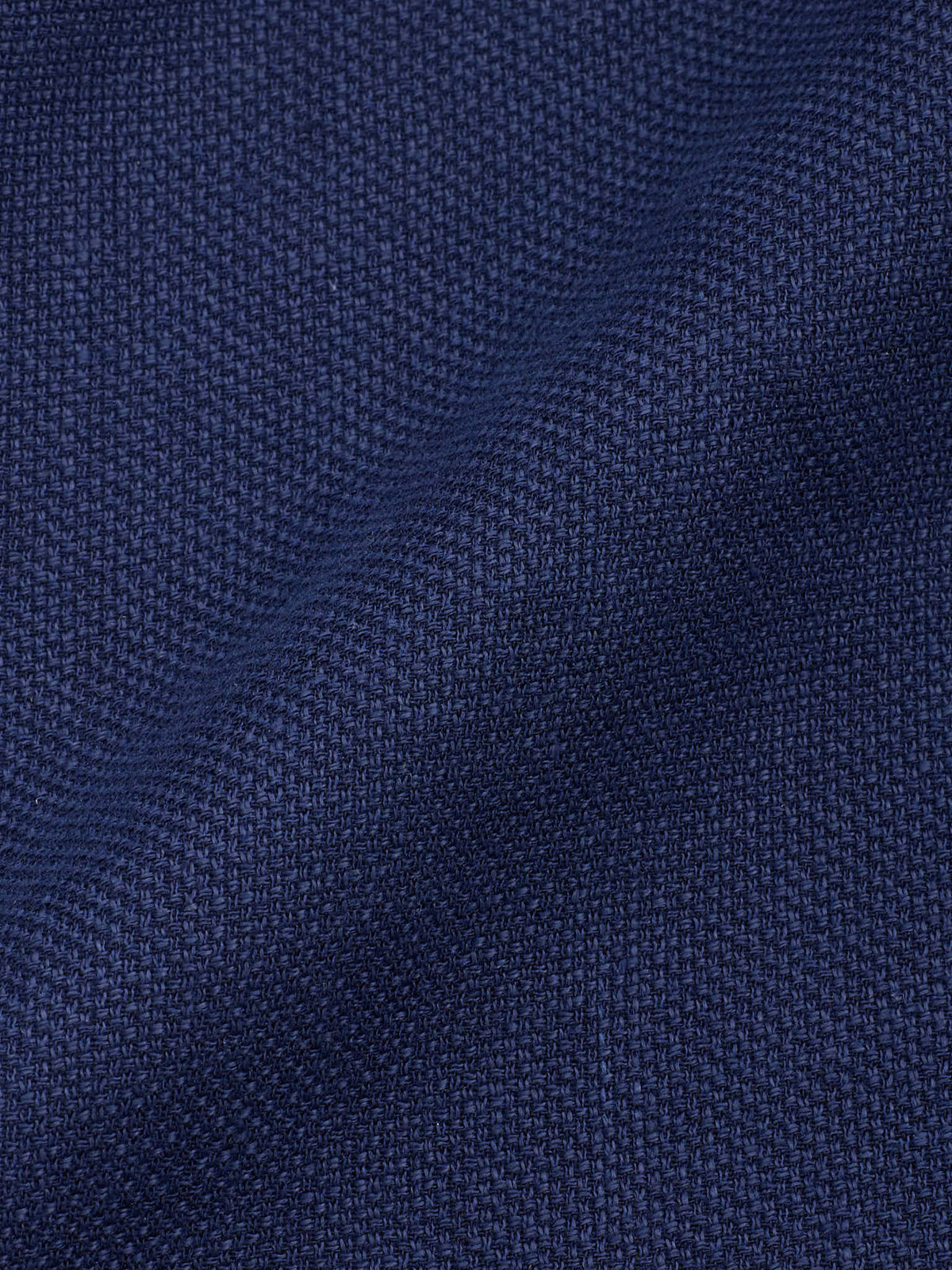 BRUNELLO CUCINELLI Navy Blue Linen-Wool-Silk Hopsack Blazer Jacket NEW