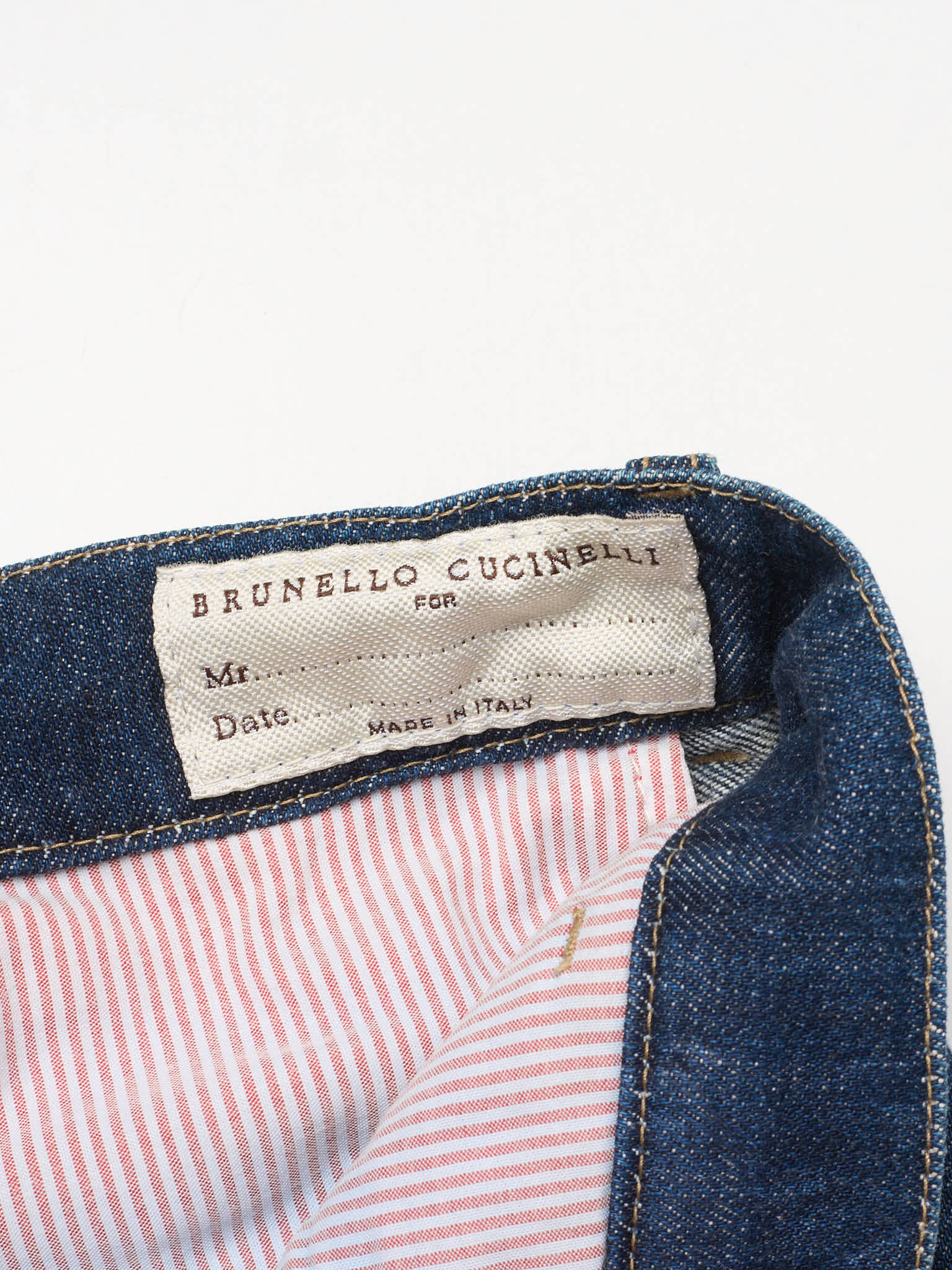 BRUNELLO CUCINELLI Blue Cotton Denim Leisure Fit Jeans US 34