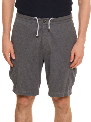 BRUNELLO CUCINELLI Gray Cotton Cargo Shorts NEW