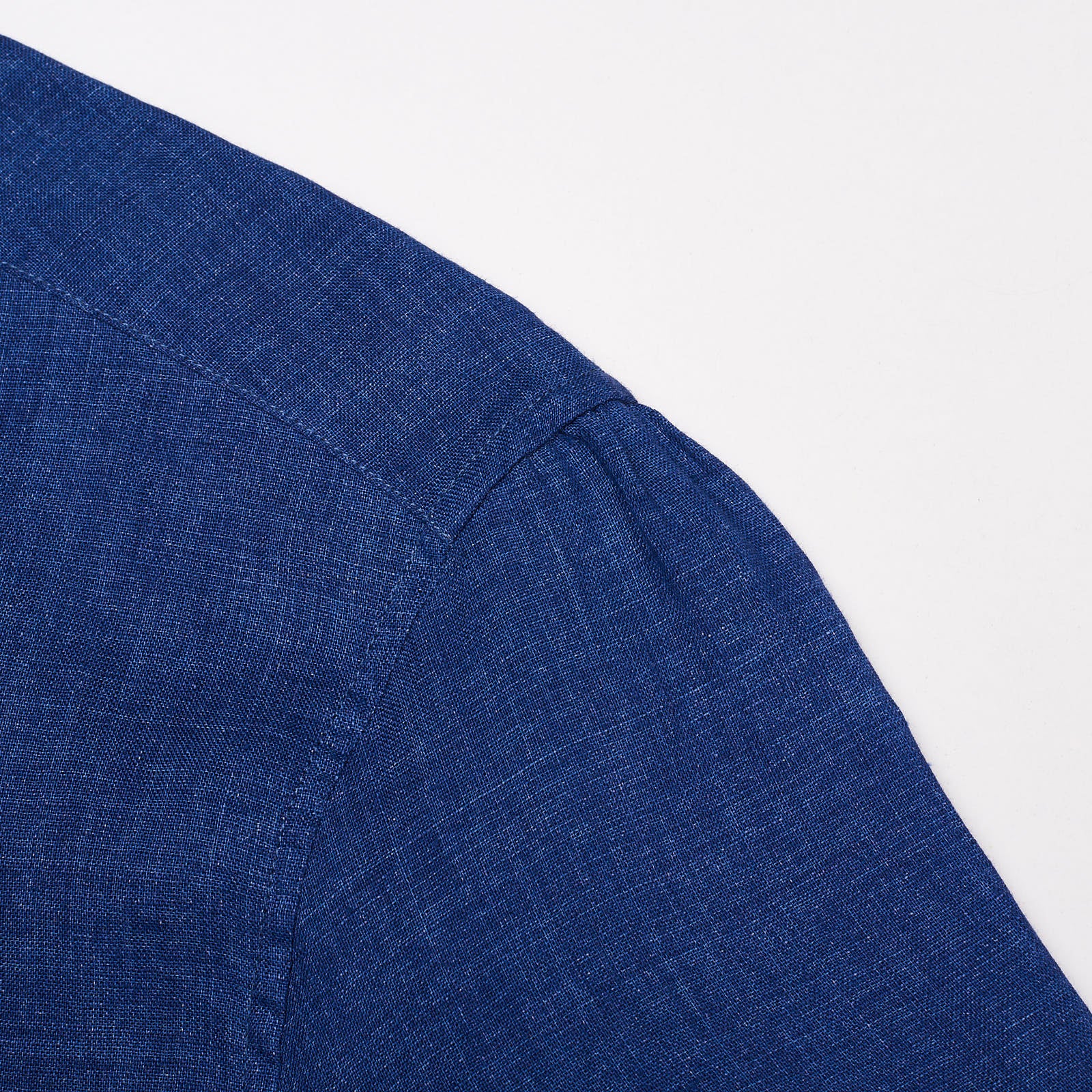 BRUNELLO CUCINELLI Navy Blue Linen Button-Down Collar Basic Fit Casual Shirt NEW L BRUNELLO CUCINELLI