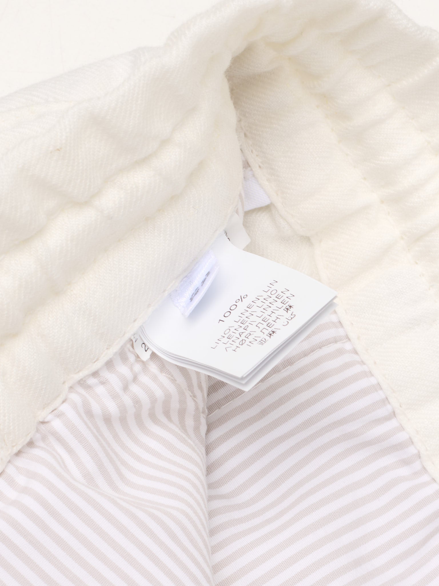 BRUNELLO CUCINELLI White Linen Drawstring Shorts NEW