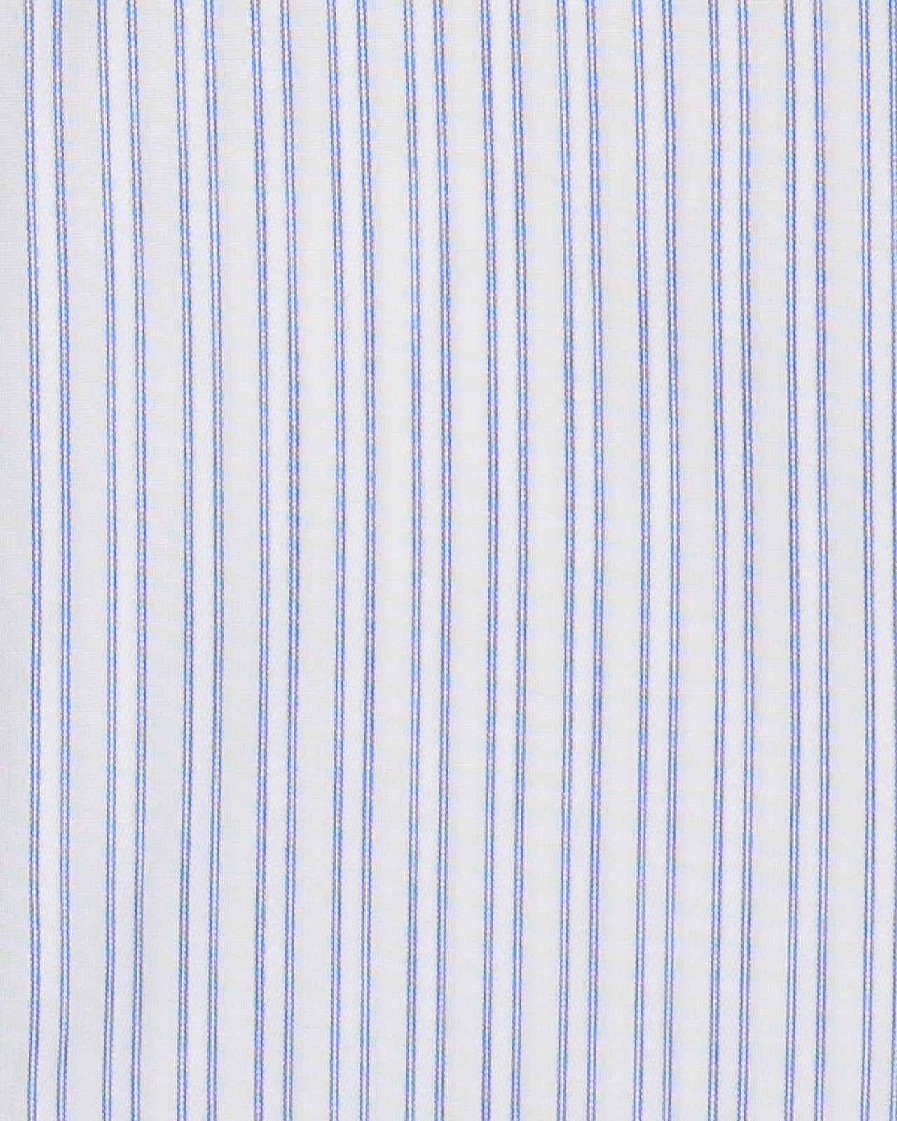 BURINI Luxury Blue Striped Cotton Dress Shirt EU 41 NEW US 16