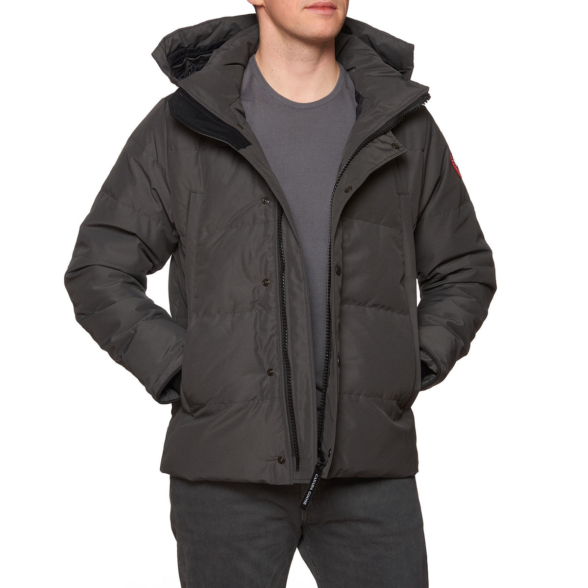 CANADA GOOSE Wyndham Parka 2048M 66 Graphite Down Jacket Coat CANADA GOOSE