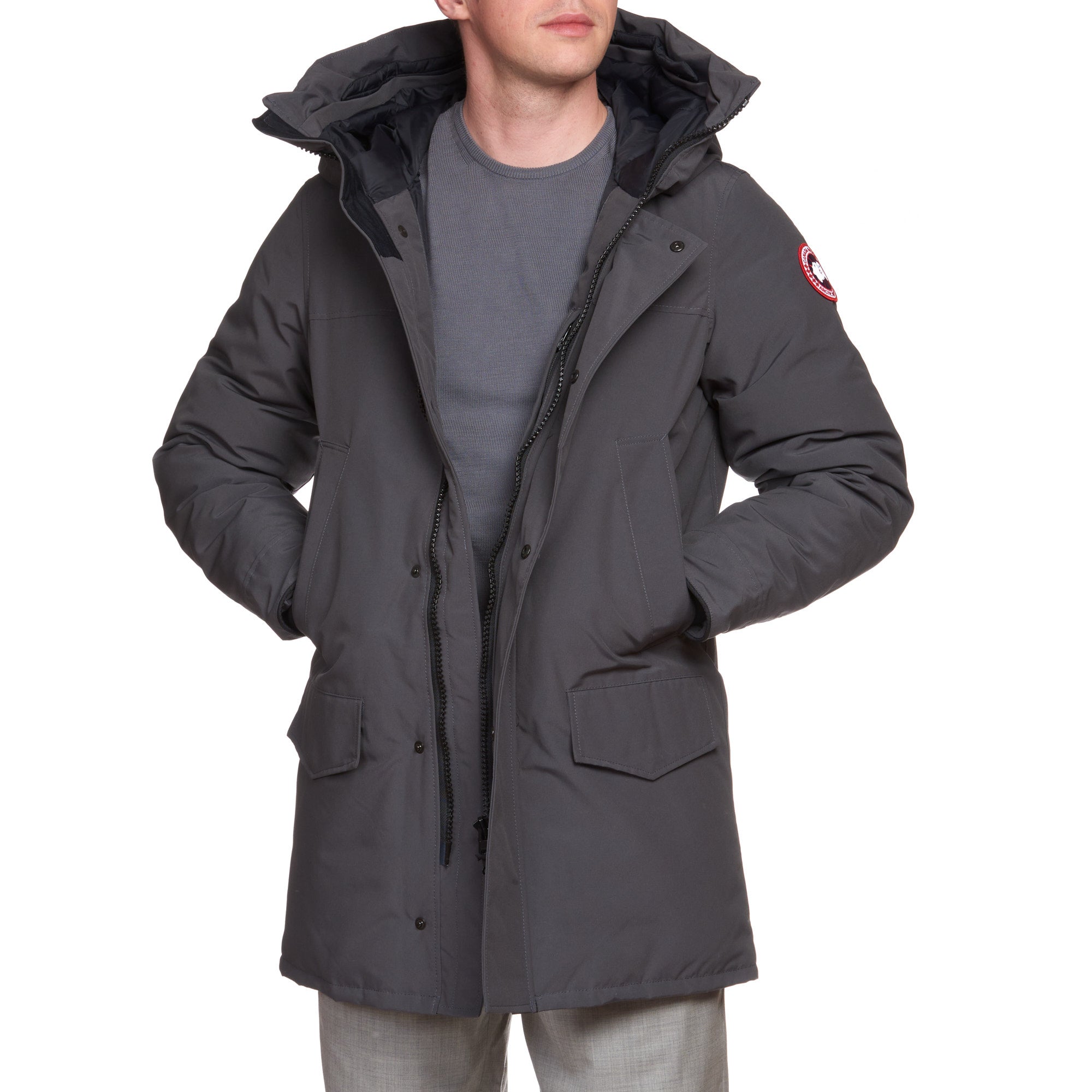 CANADA GOOSE Langford Parka 2052M 66 Graphite Gray Down Jacket Coat S