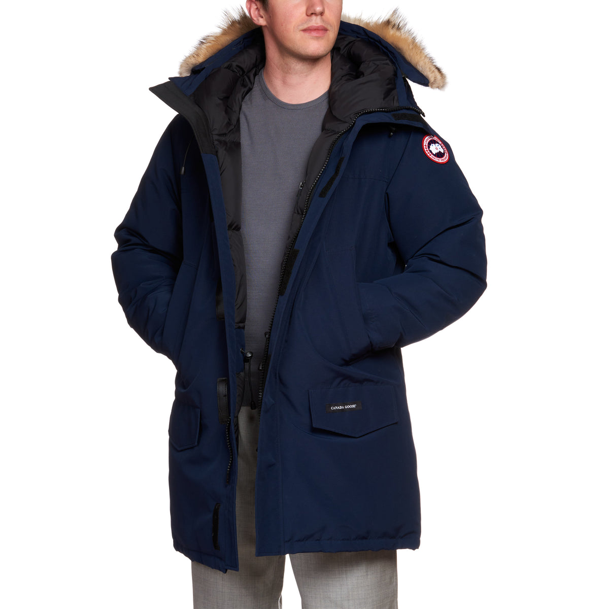 CANADA GOOSE Langford Parka 2062M 63 Atlantic Navy Blue Down Jacket Fu