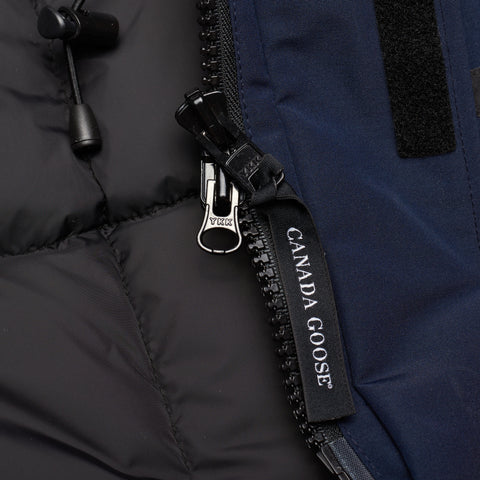 CANADA GOOSE Langford Parka 2062M 63 Atlantic Navy Blue Down Jacket Fu