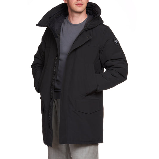 Canada Goose logo-patch Padded Down Jacket - 61 - Black