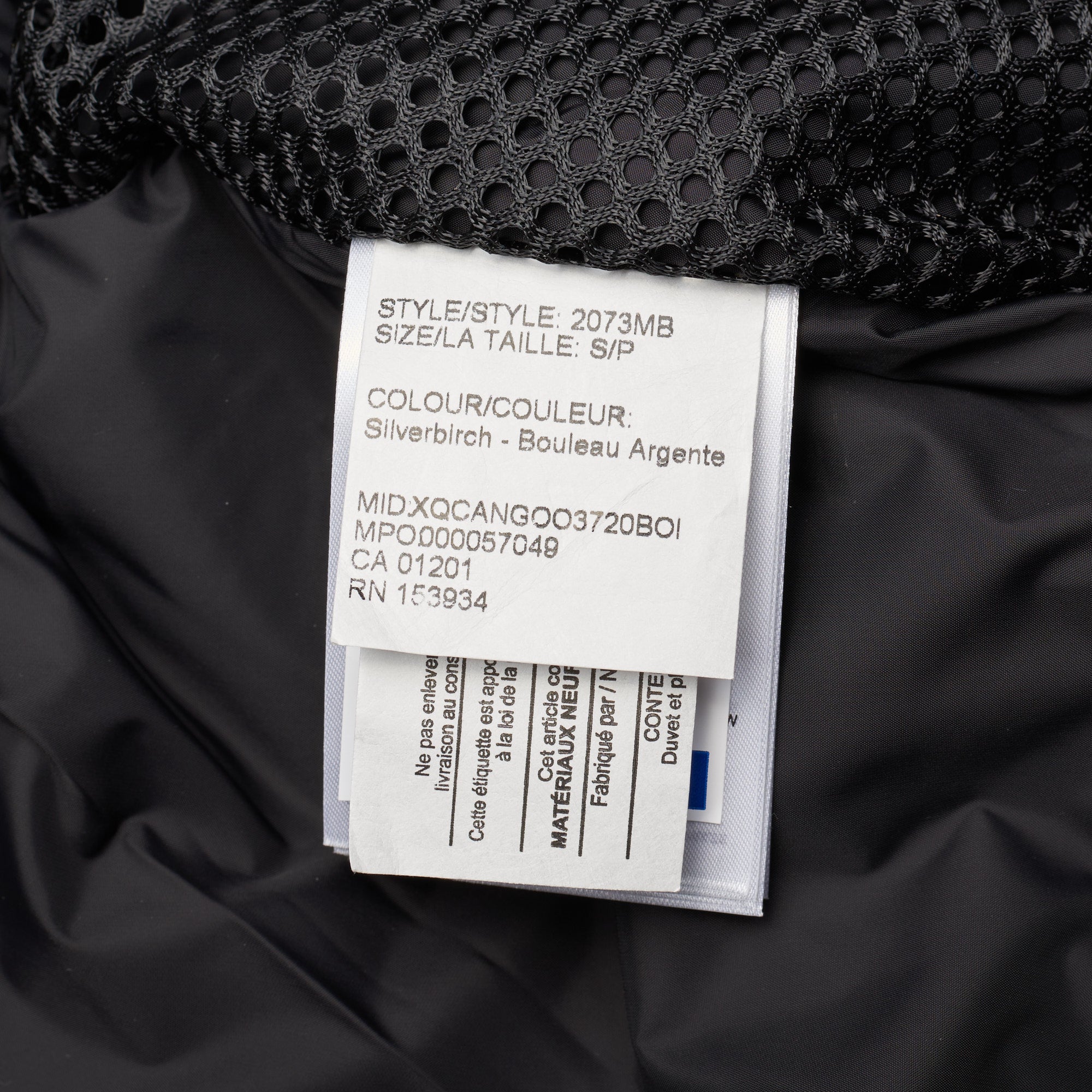 CANADA GOOSE Sherridon Parka Black Label 2073MB 200 with Fur Ruff Silverbirch