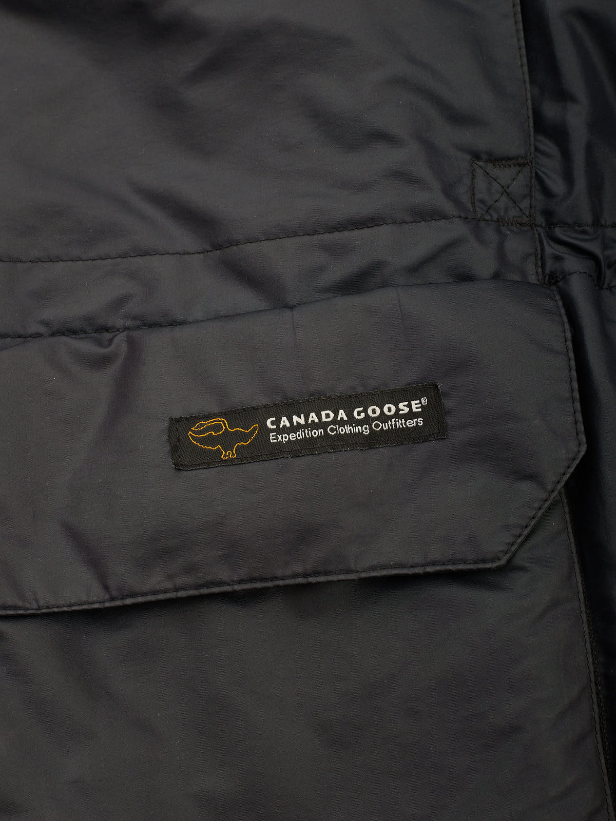 Rare CANADA GOOSE Expedition Parka Black Label Jacket Coyote Fur Ruff