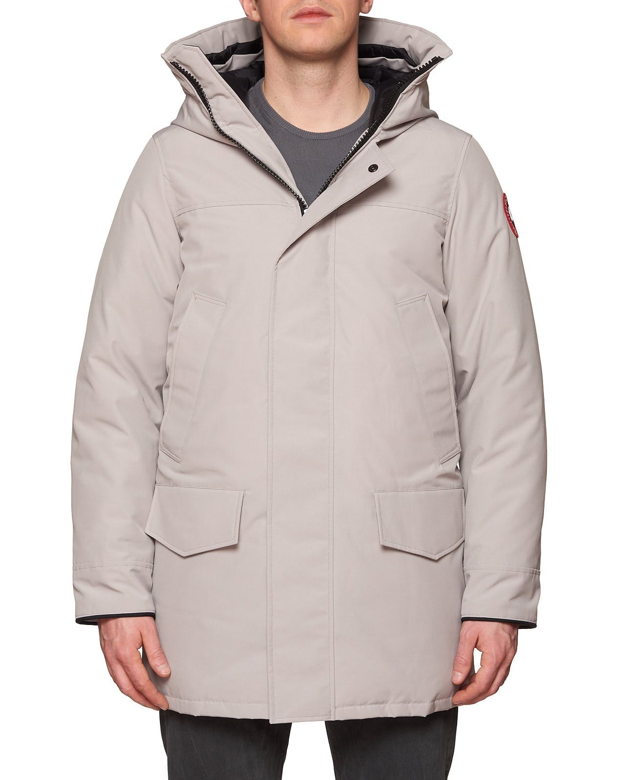 CANADA GOOSE Langford Parka 2052M47 432 Limestone Down Jacket Coat CANADA GOOSE