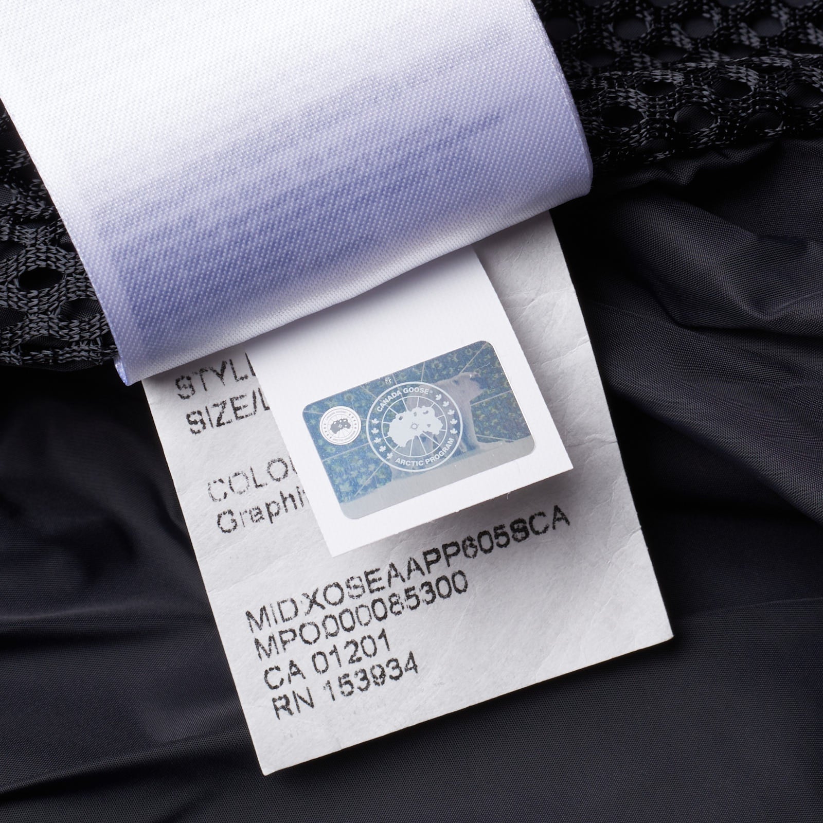 CANADA GOOSE MacMillan 2080M Graphite Down Parka Jacket Coat CANADA GOOSE