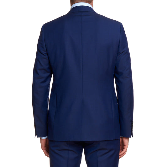 CANALI 1934 Blue Jacquard Wool Suit EU 50 NEW US 40 Regular Slim Fit Cut