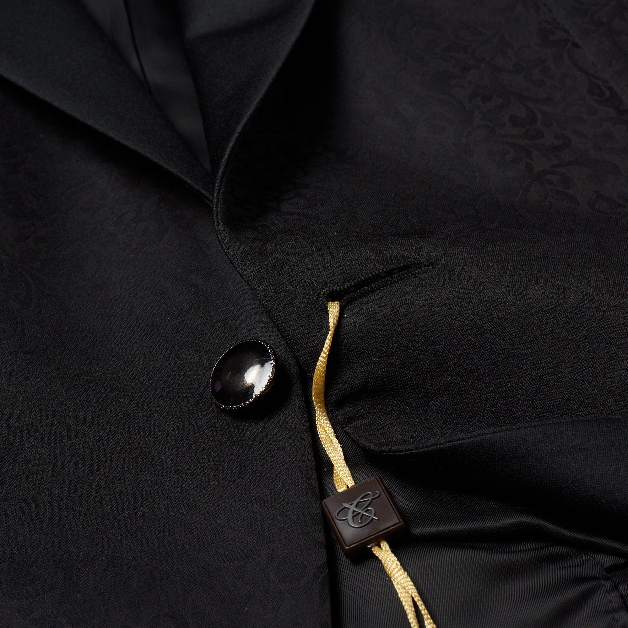 CANALI 1934 Black Wool-Silk Shawl Collar Formal Suit EU 50 US 40 Tuxedo Slim Fit