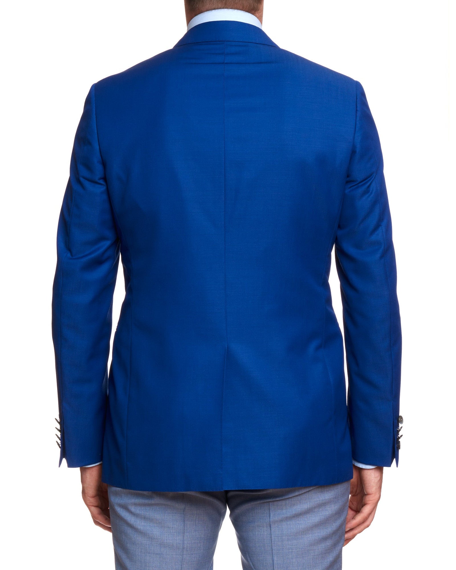 CANALI 1934 Blue Travel Wool-Mohair Double Breasted Suit EU 50 US 40 Slim Fit CANALI