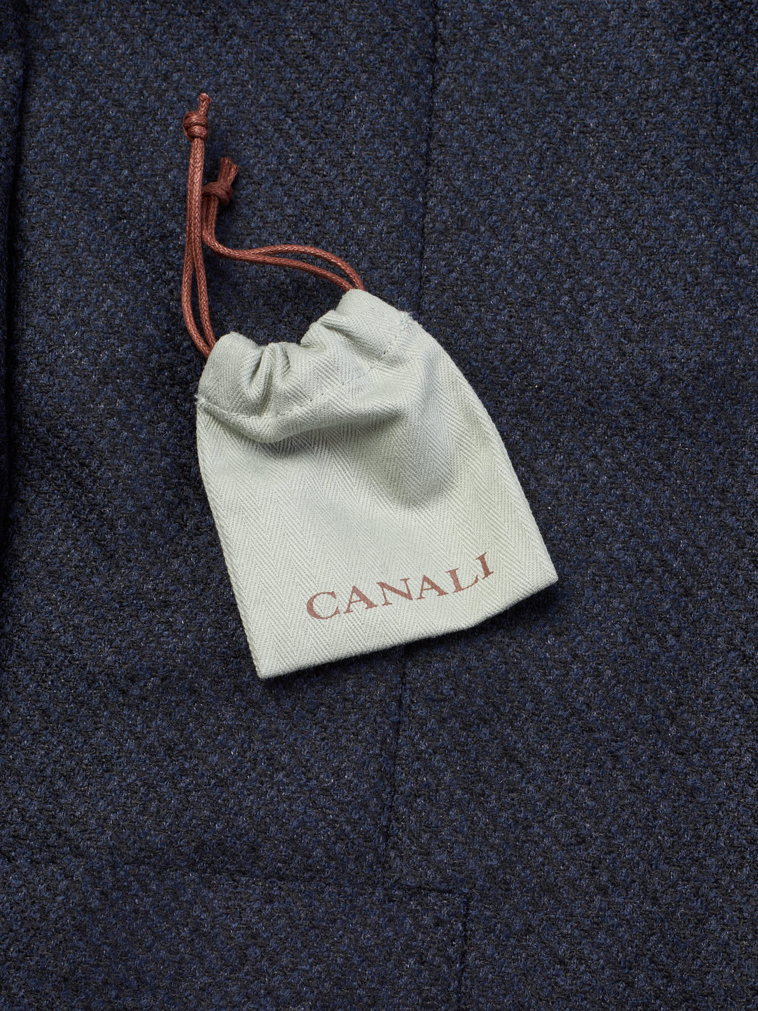 CANALI Dark Blue Wool-Polyester Jacket Blazer EU 48 NEW US 38