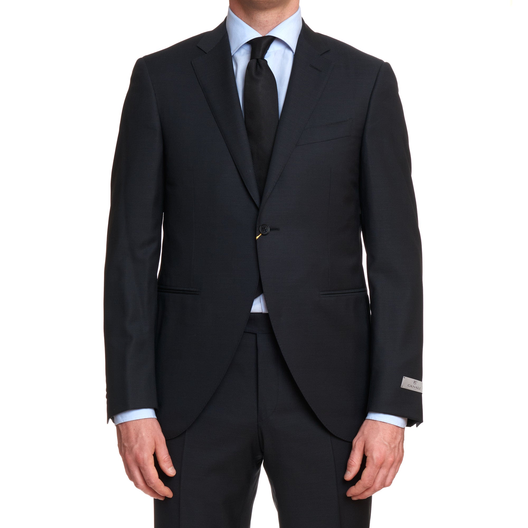 CANALI 1934 Dark Gray Travel Water Resistant Wool 1 Button Suit EU 50 US 40 Slim Fit CANALI