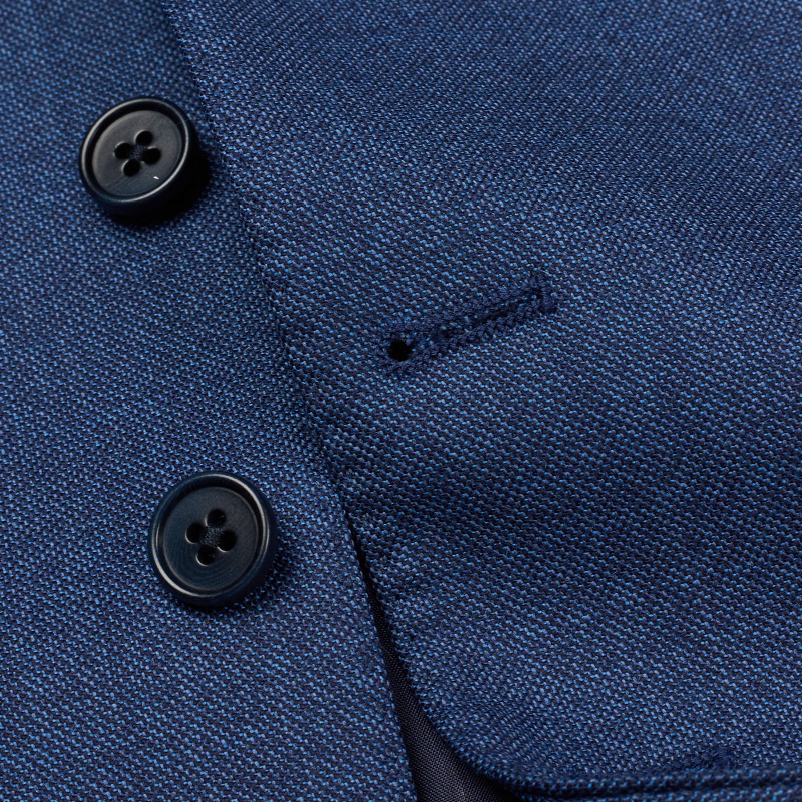 CANTARELLI Blue Wool 5 Button Vest Waistcoat EU 50 NEW US 40