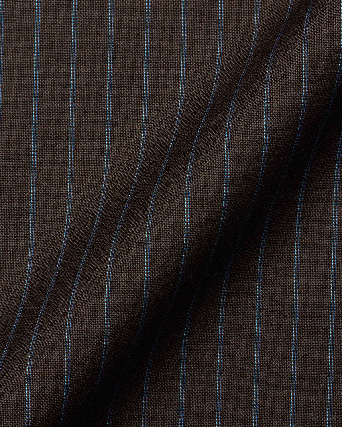 VANNUCCI Diplomat Brown Striped Virgin Wool Super 100's Suit EU 54 NEW US 44